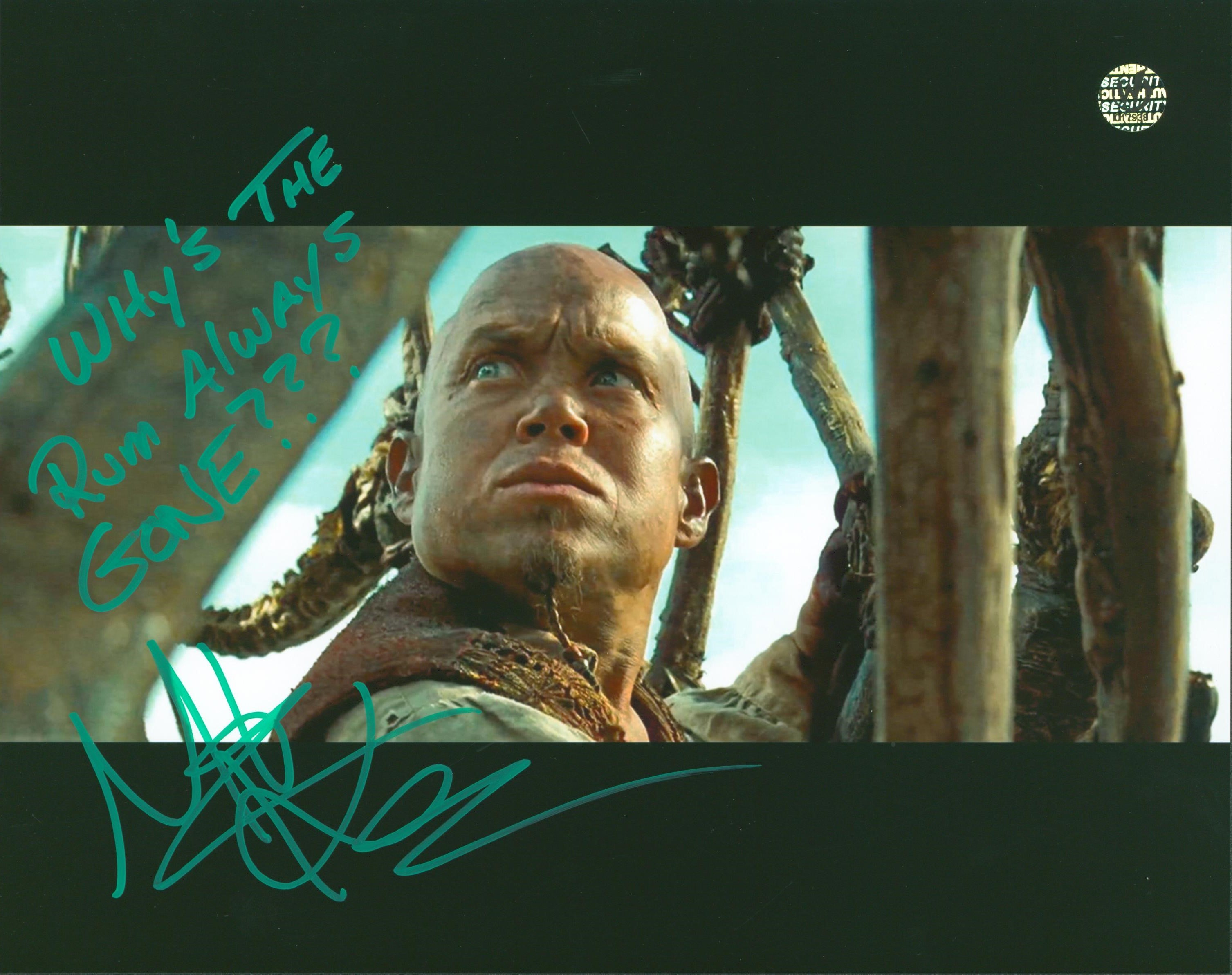 Martin Klebba Pirates Of The Caribbean Signed 8x10 Photo Wizard World #017938