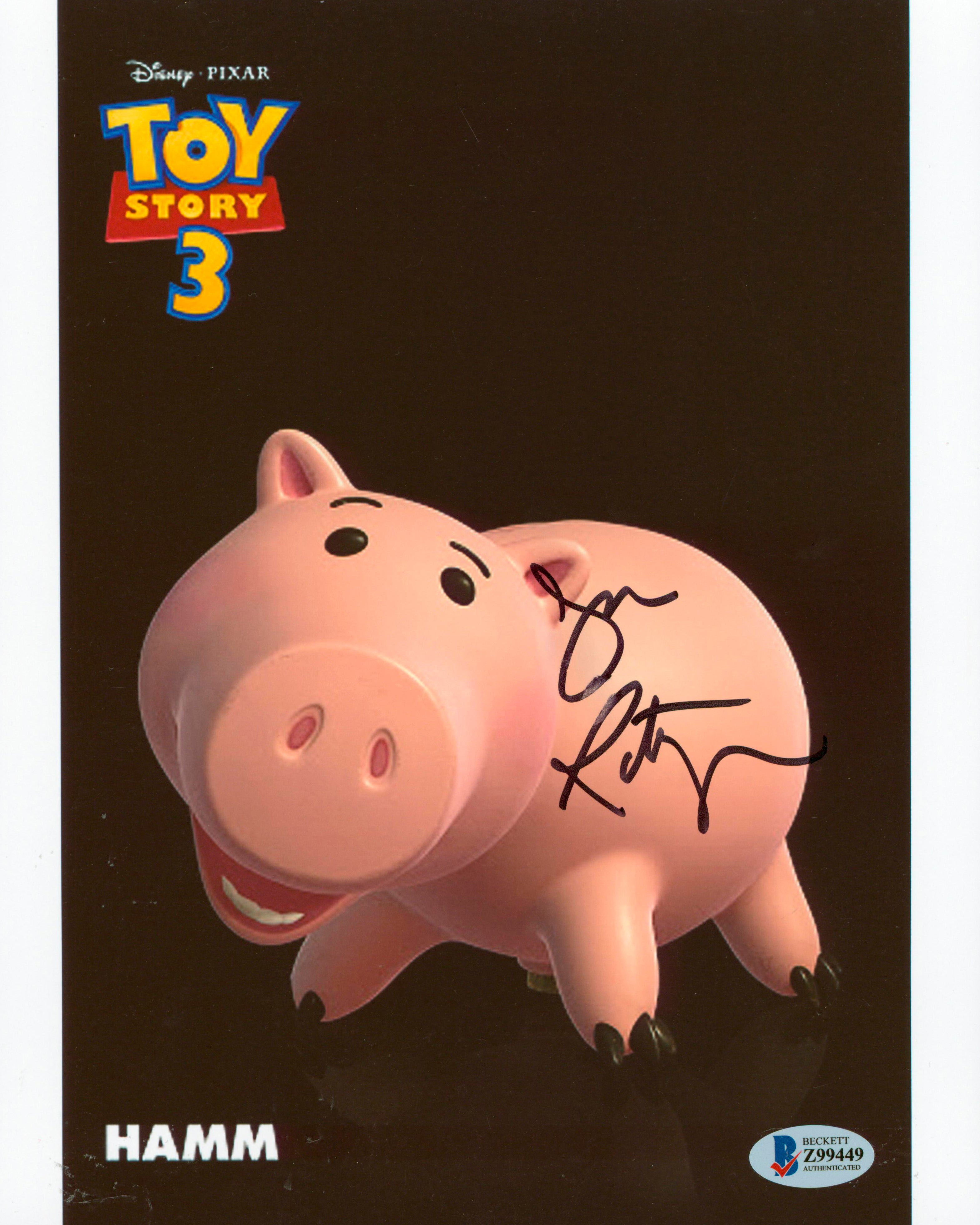 John Ratzenberger Toy Story Authentic Signed 8x10 Photo Autographed BAS #Z99449