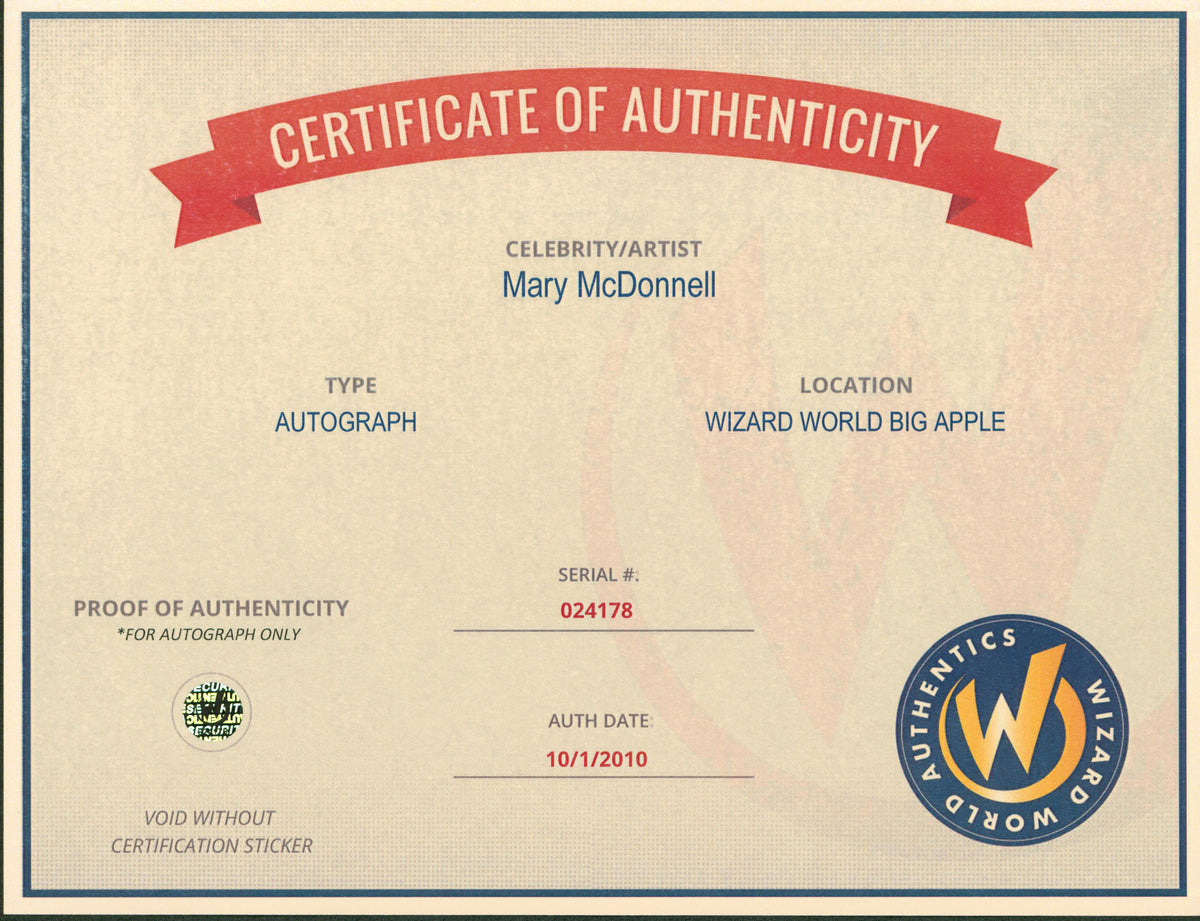 Mary McDonnell Dances with Wolves Authentic Signed 8x10 Photo Wizard World 2
