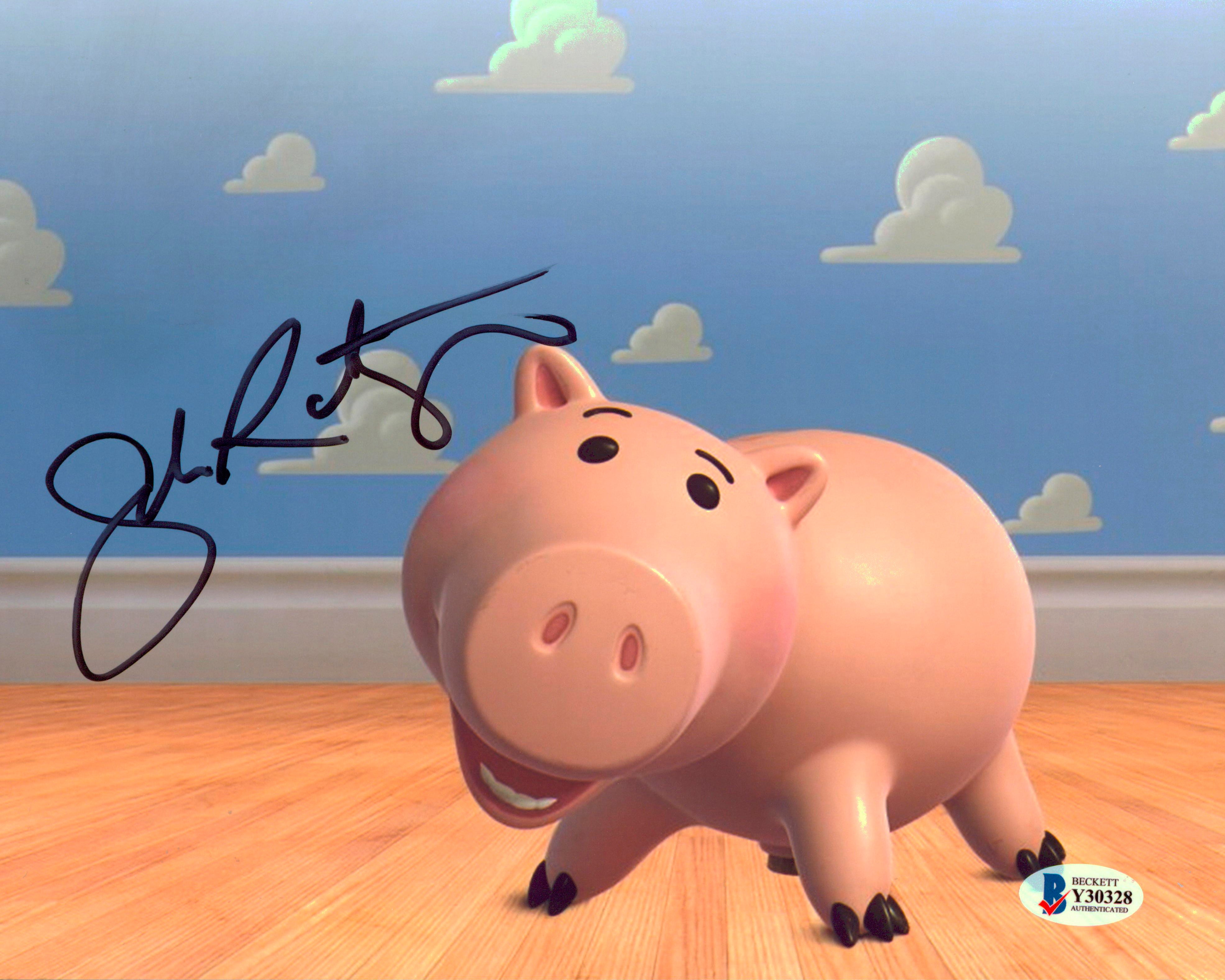 John Ratzenberger Toy Story Authentic Signed 8x10 Photo Autographed BAS #Y30328