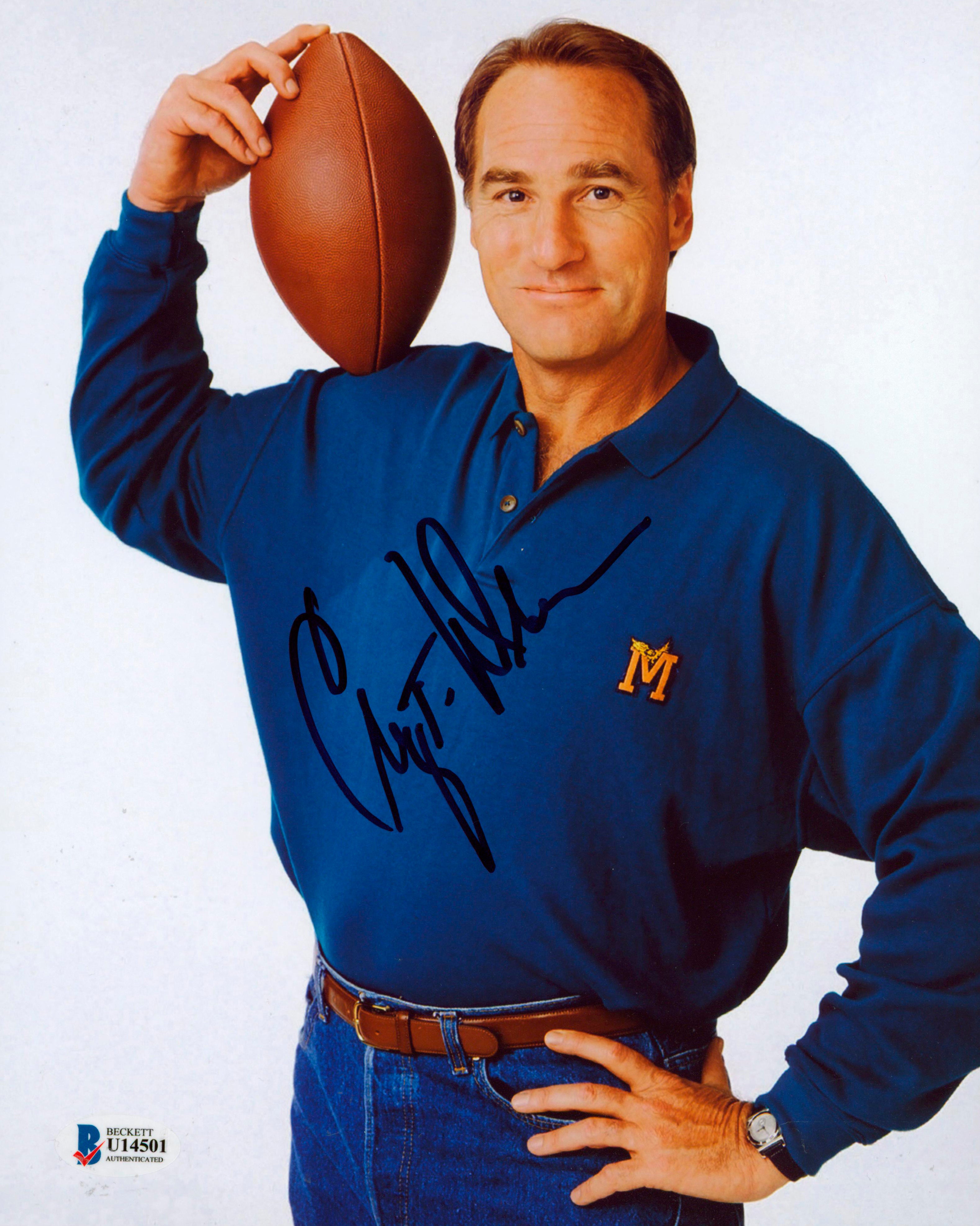 Craig T. Nelson Coach Authentic Signed 8x10 Photo Autographed BAS #U14501