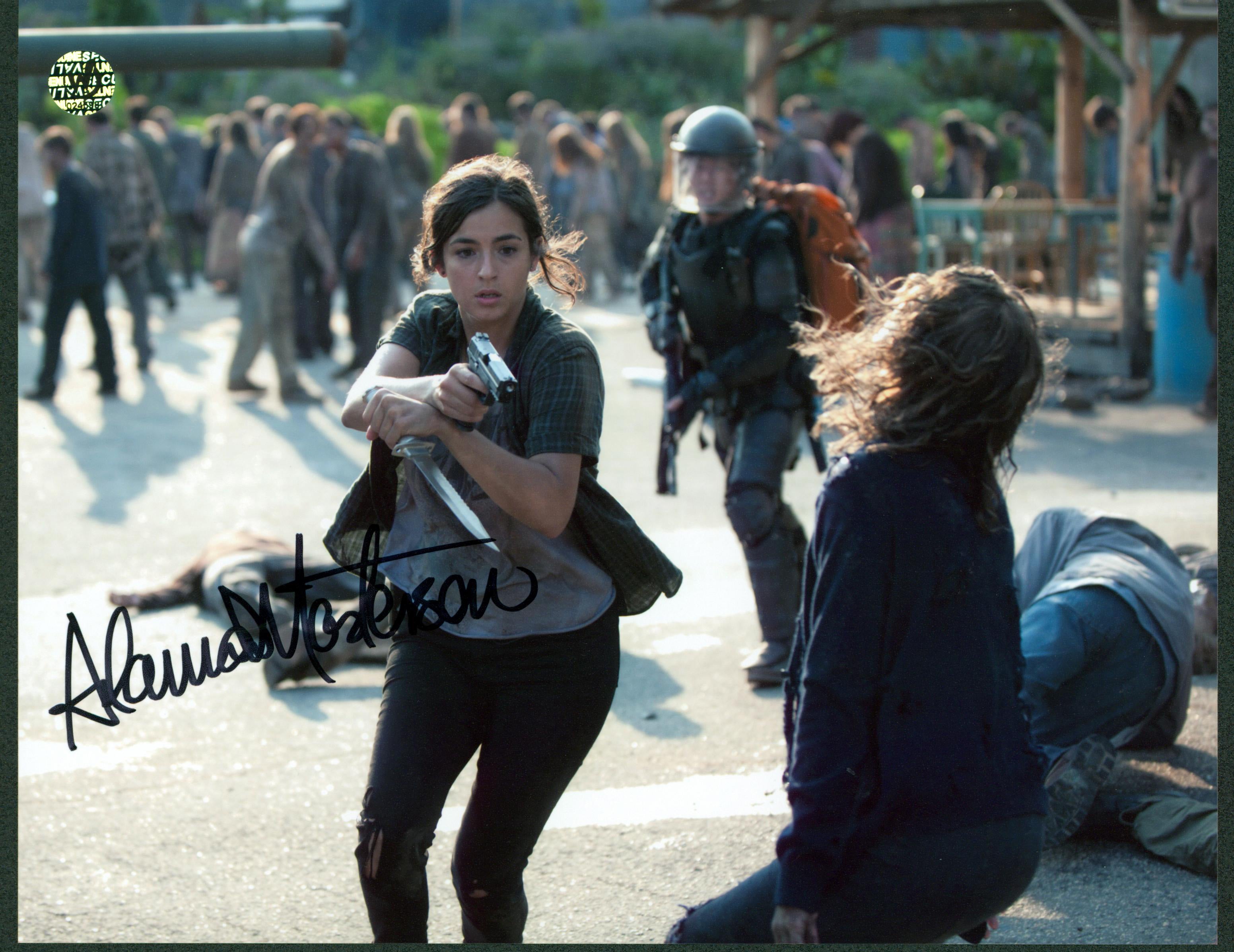 Alanna Masterson The Walking Dead Authentic Signed 8x10 Photo Wizard World 2