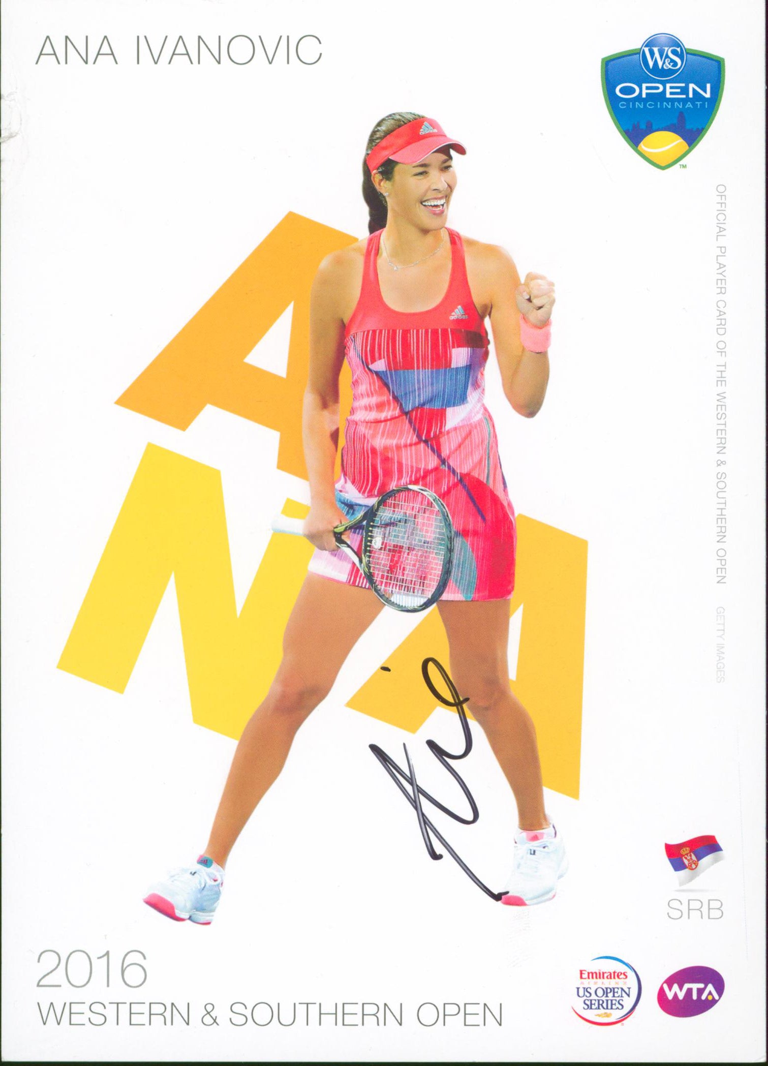 Ana Ivanovic Authentic Signed 5x7 Promotional Photo Autographed BAS #BG83225