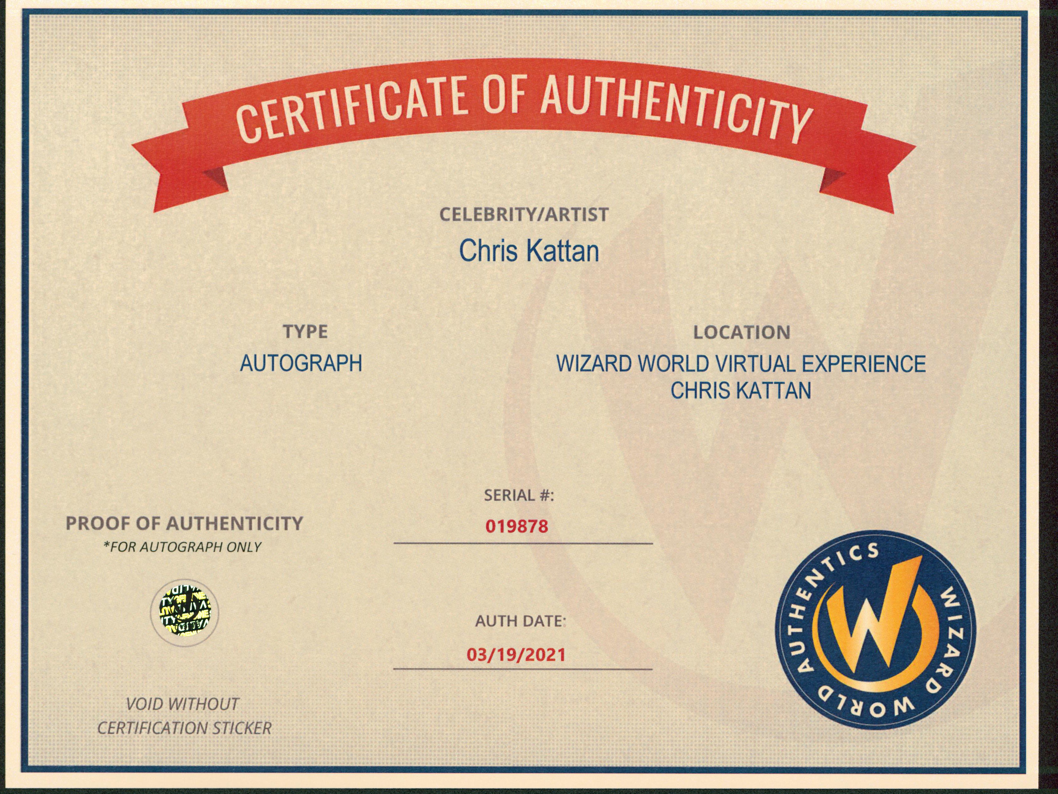 Chris Kattan A Night At The Roxbury Signed 8x10 Photo Wizard World #019878 3