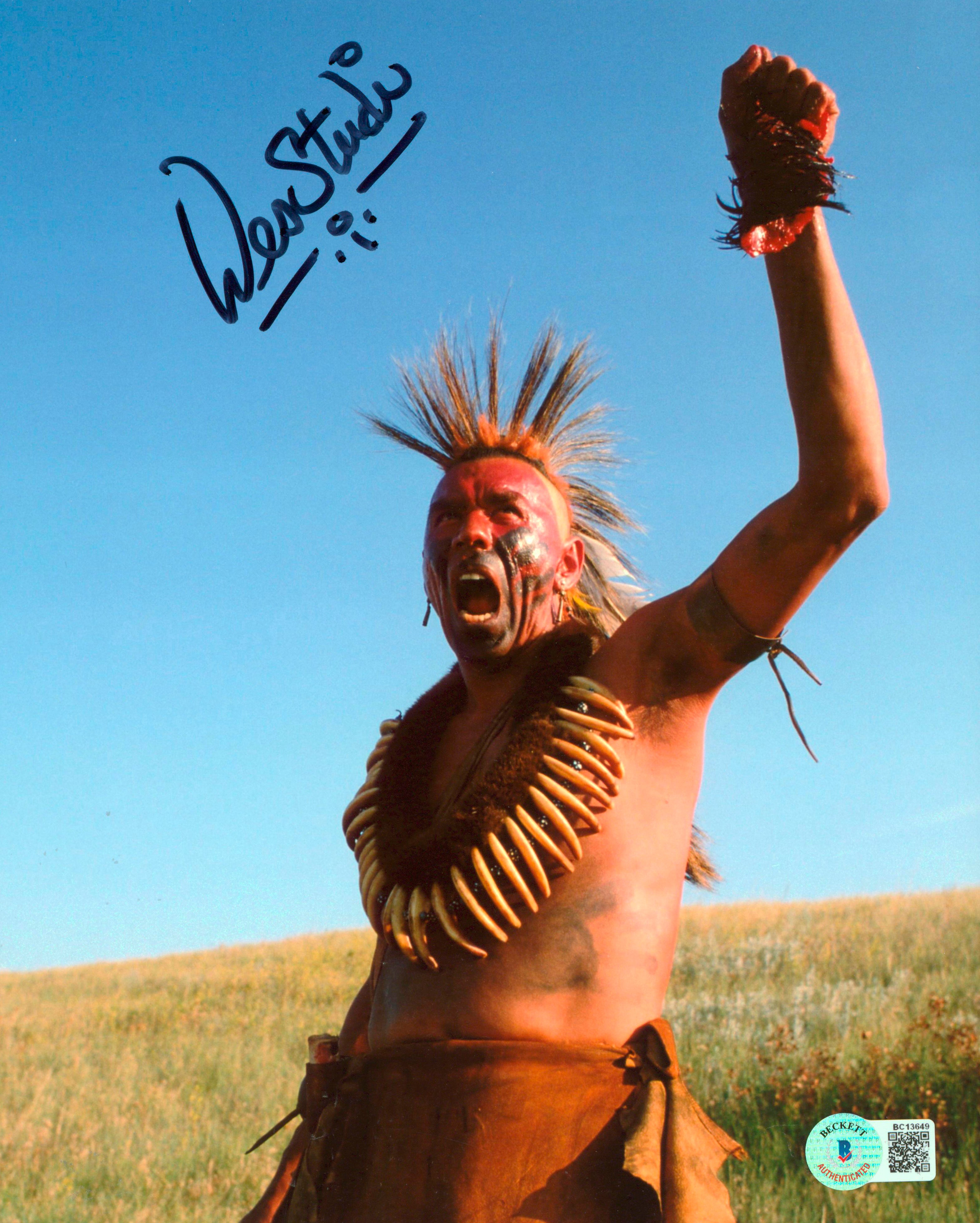 Wes Studi Dances with Wolves Authentic Signed 8x10 Photo BAS #BC13649