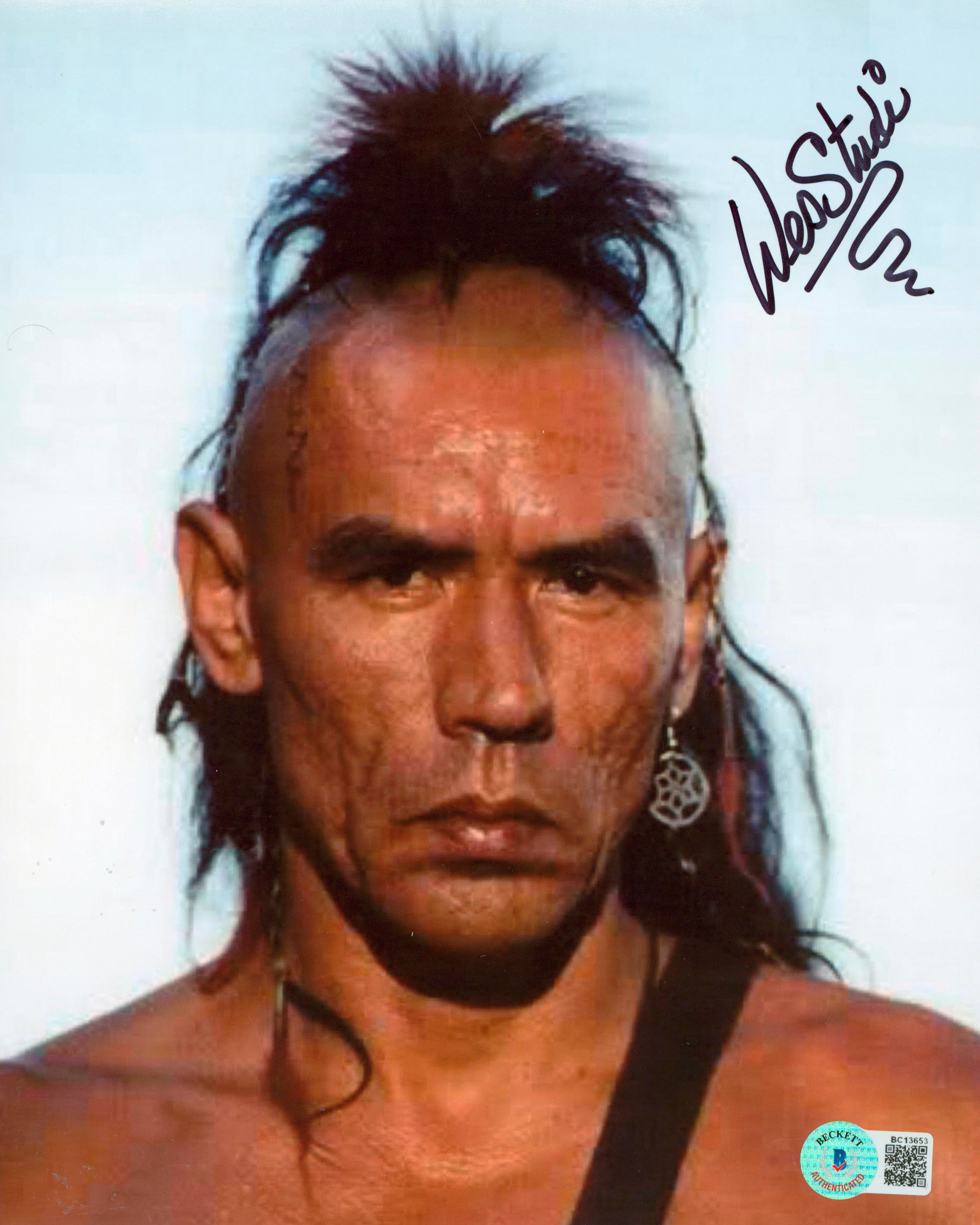 Wes Studi The Last of the Mohicans Authentic Signed 8x10 Photo BAS #BC13653