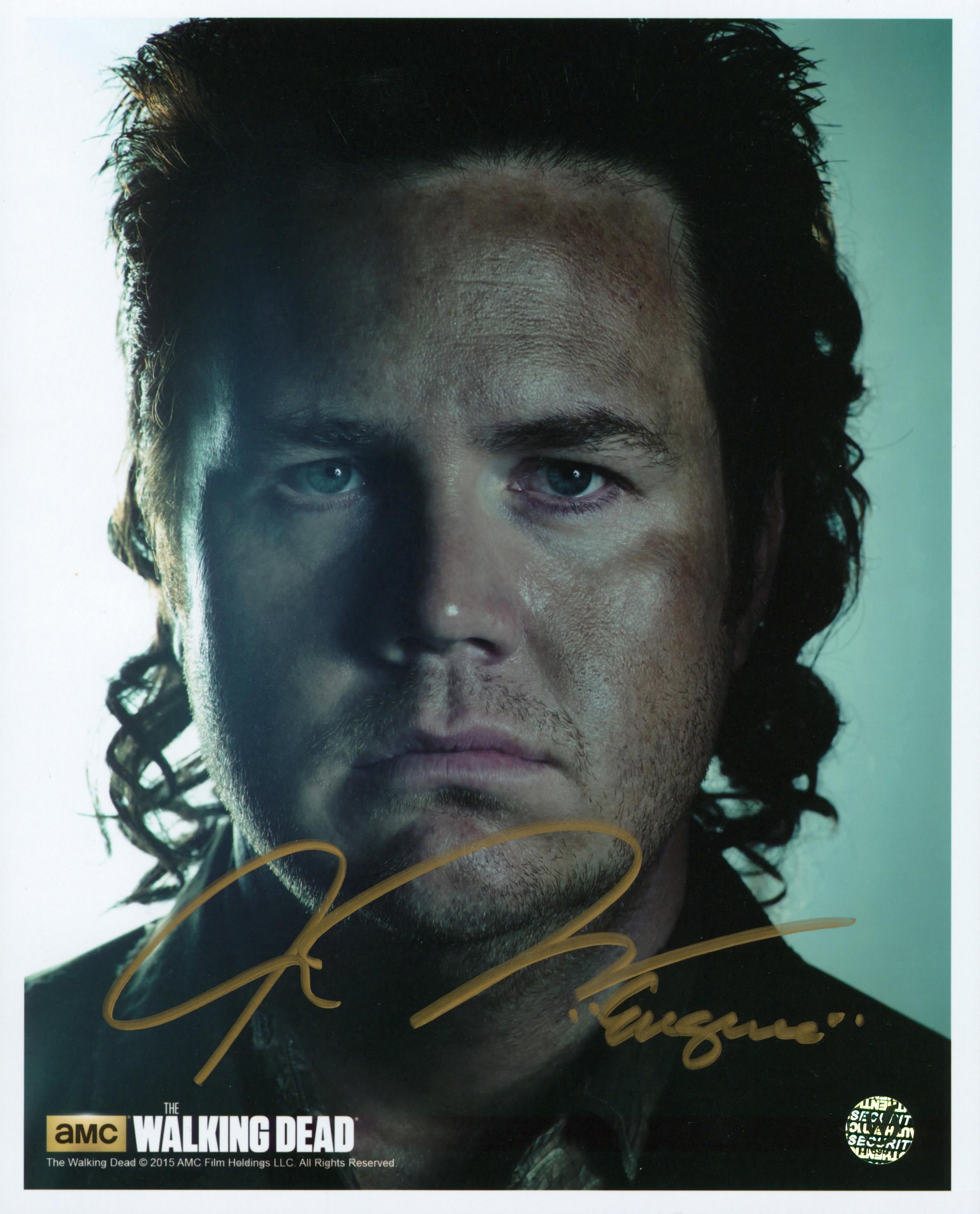 Josh McDermitt Walking Dead "Eugene" Authentic Signed 8x10 Photo Wizard World 2
