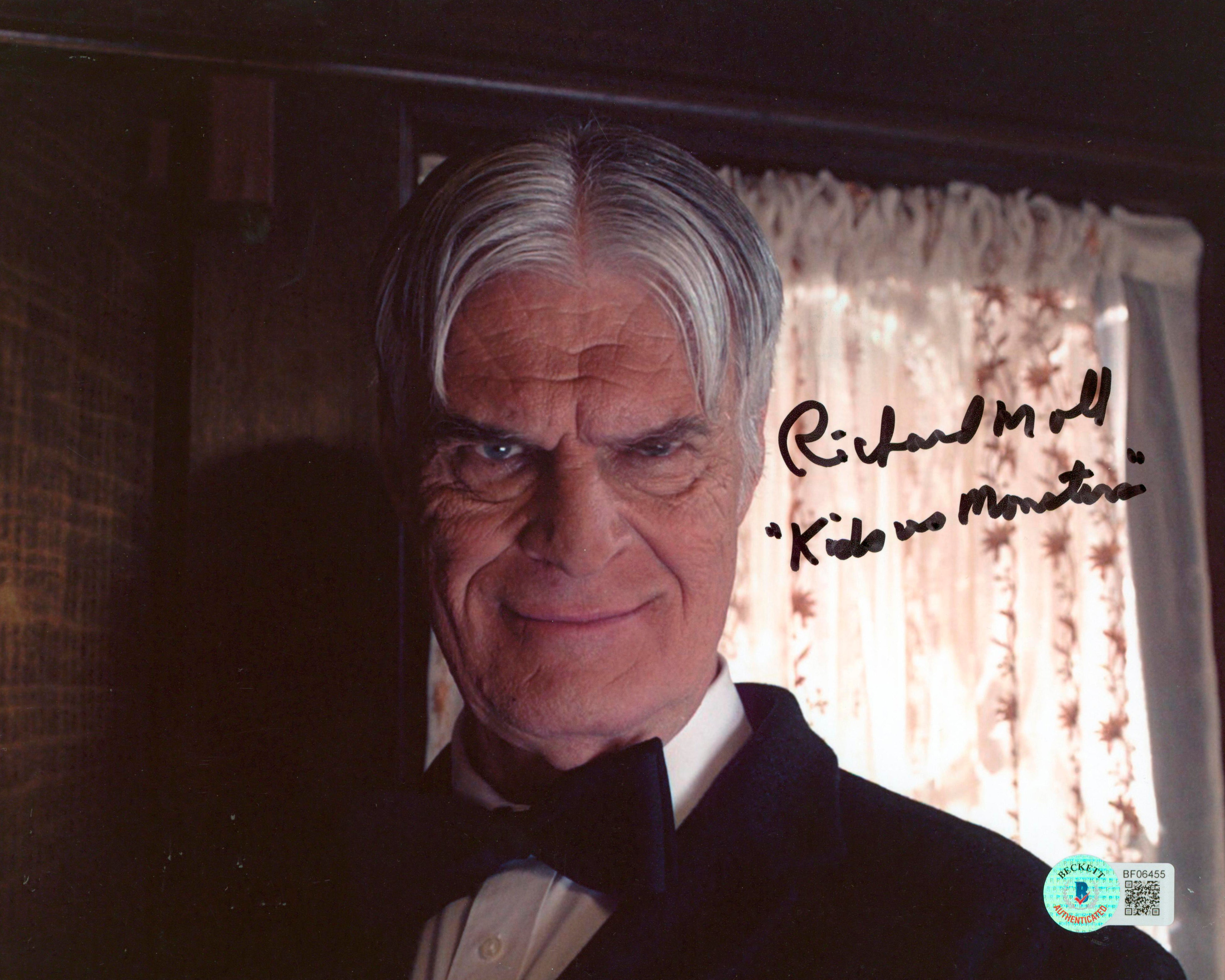 Richard Moll Kids Vs Monsters Authentic Signed 8x10 Photo BAS #BF06455