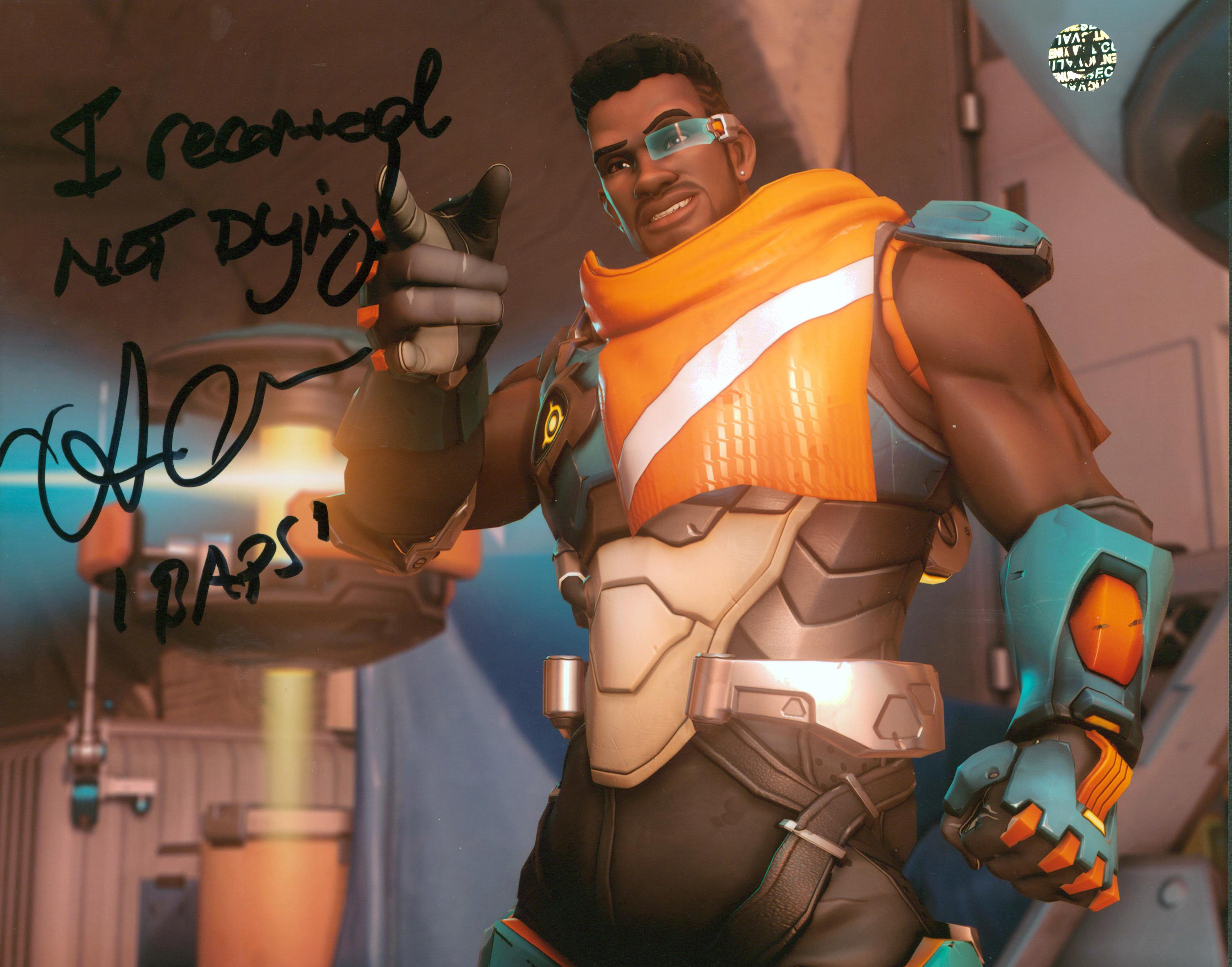 Benz Antoine Overwatch Authentic Signed 8x10 Photo Wizard World #023749