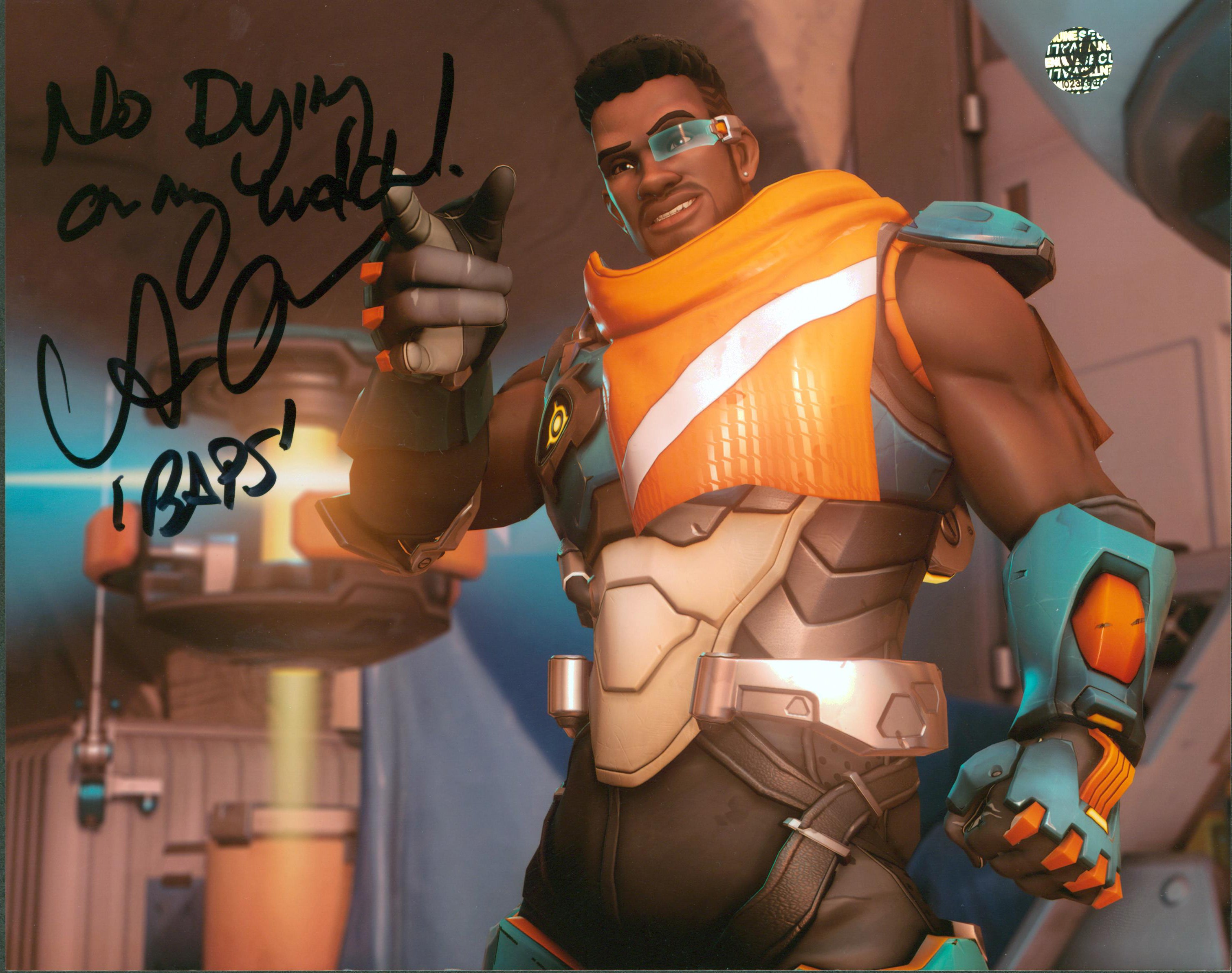Benz Antoine Overwatch Authentic Signed 8x10 Photo Wizard World #023750