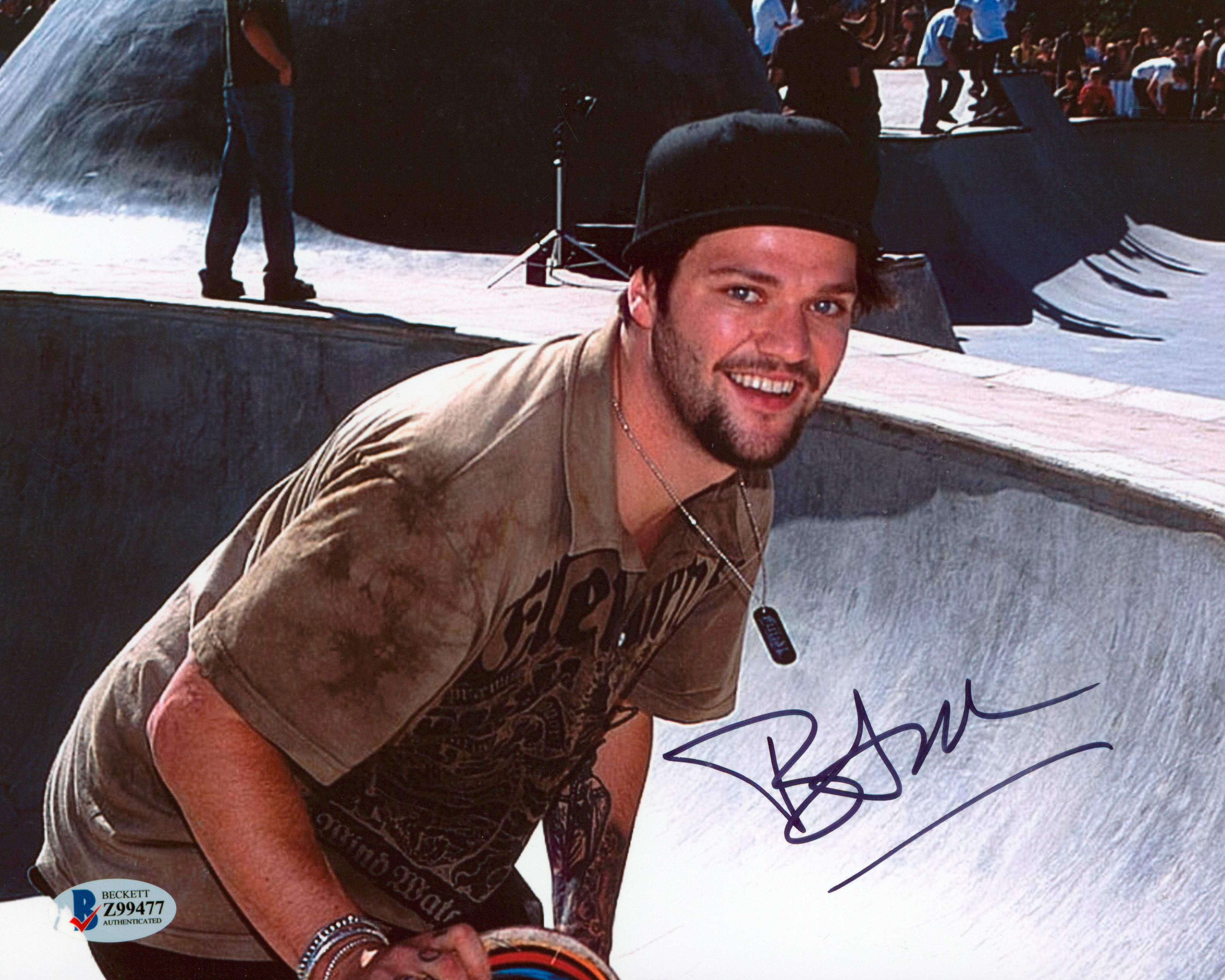 Bam Margera Jackass Authentic Signed 8x10 Photo Autographed BAS #Z99477