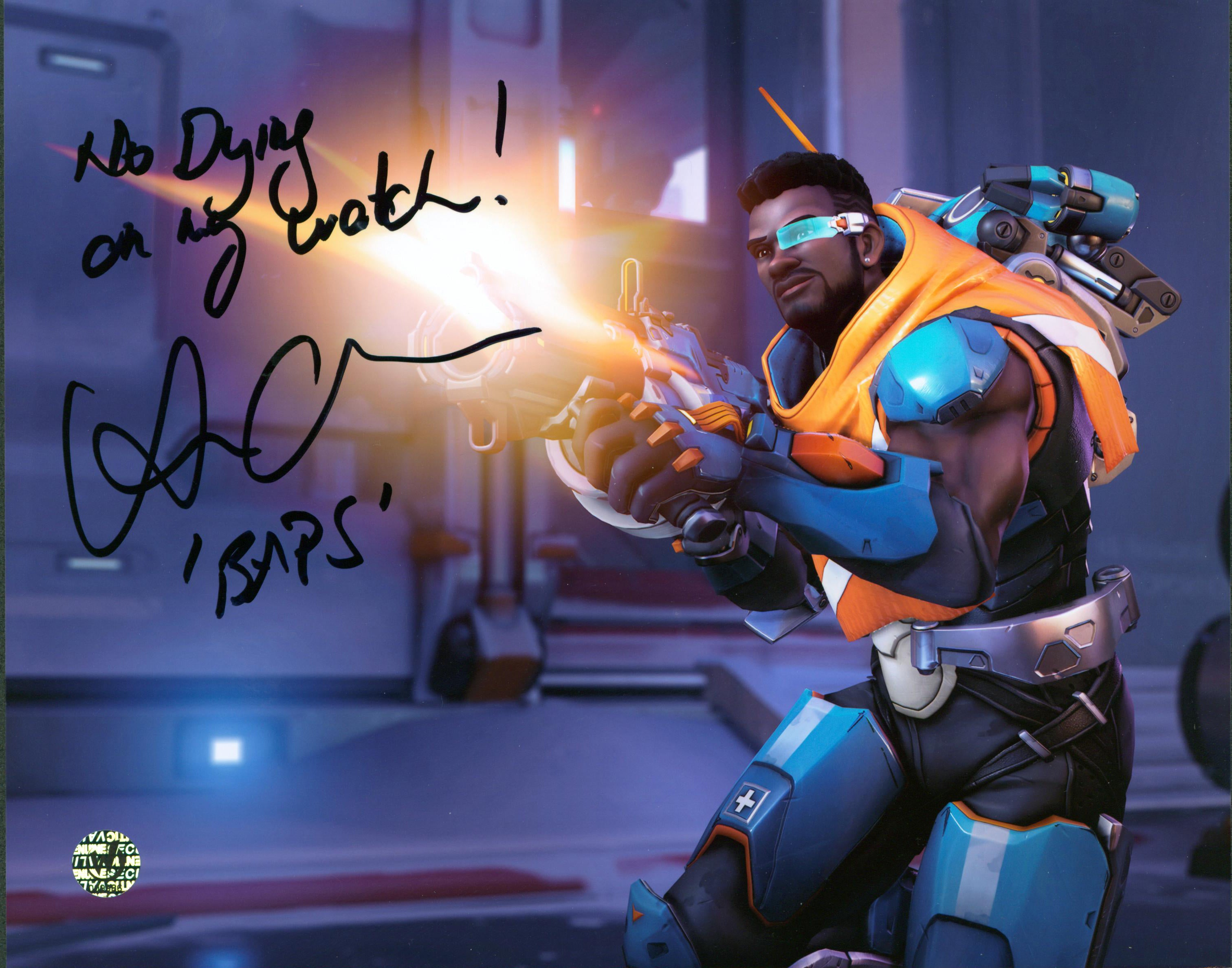 Benz Antoine Overwatch Authentic Signed 8x10 Photo Wizard World #009986