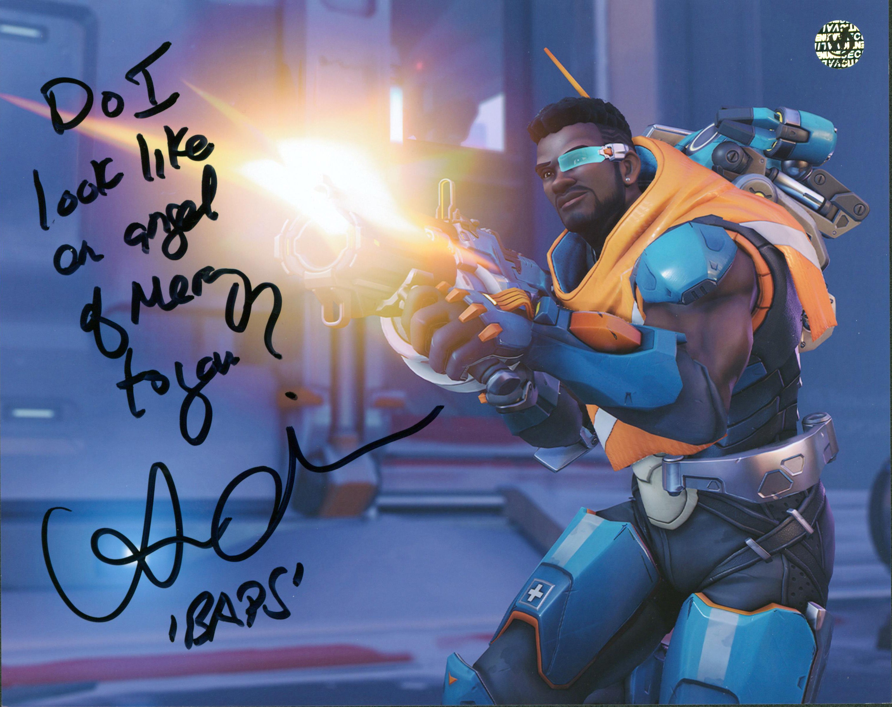 Benz Antoine Overwatch Authentic Signed 8x10 Photo Wizard World #023751