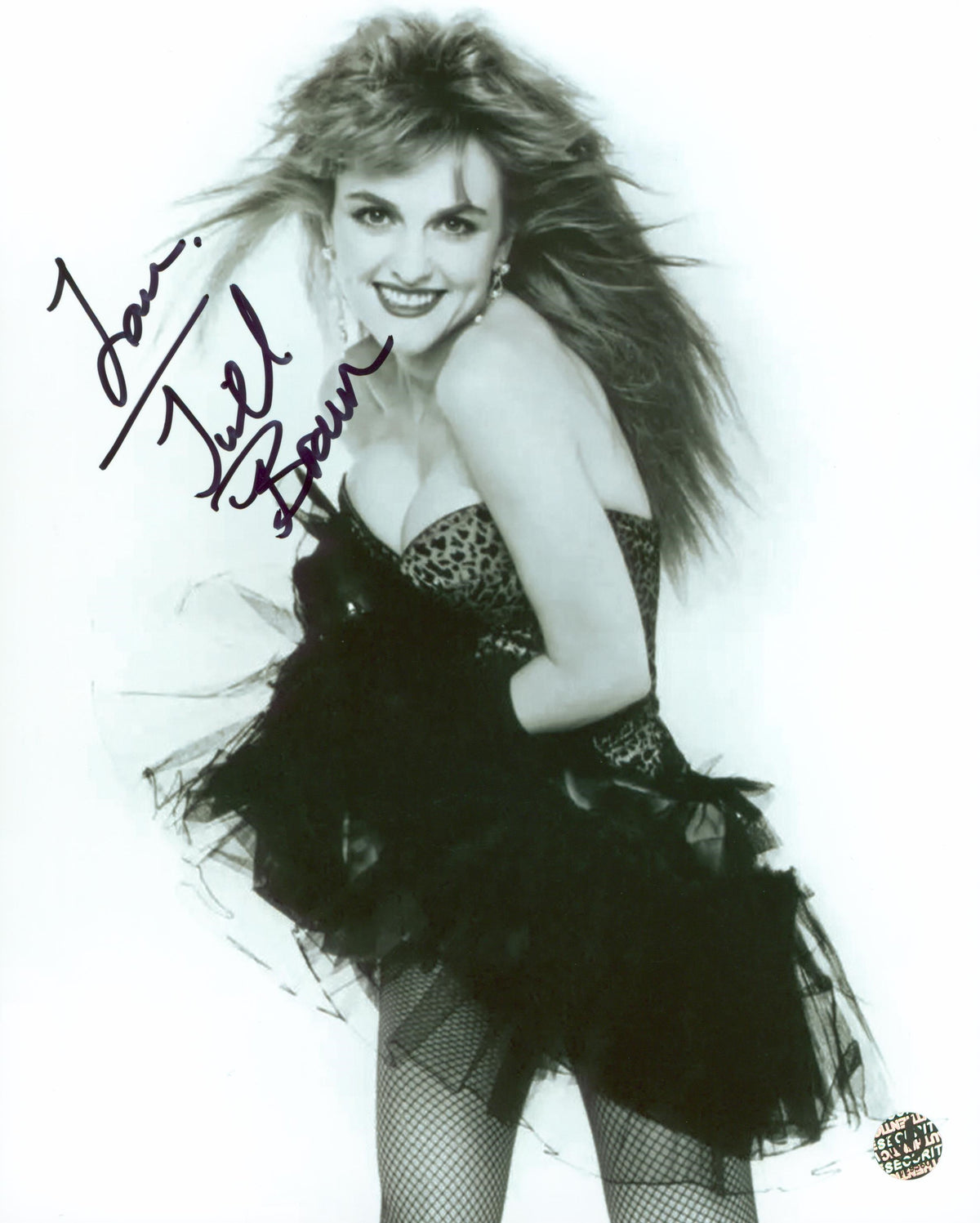 Julie Brown Earth Girls Are Easy "Love" Signed 8x10 Photo Wizard World #029560