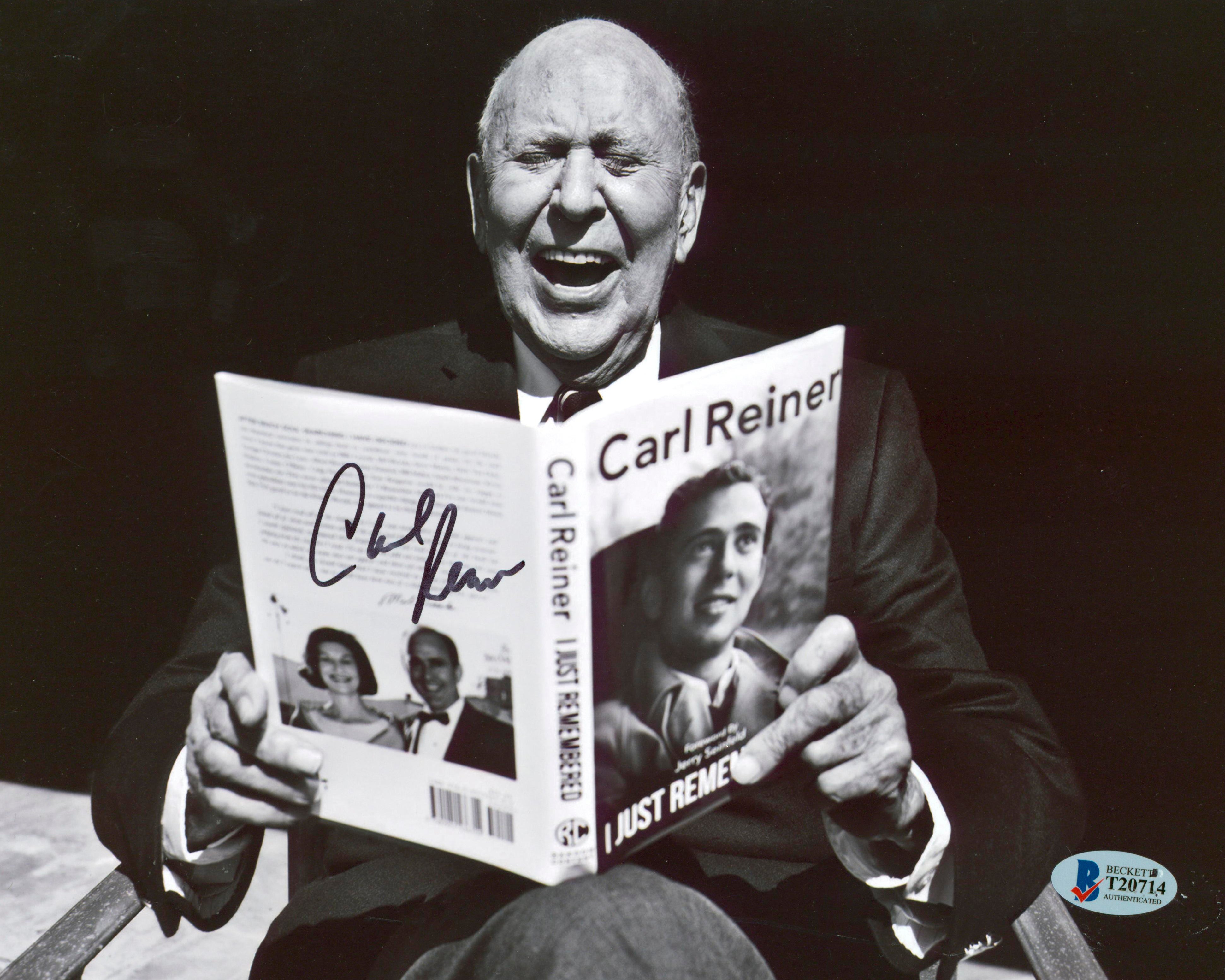 Carl Reiner Ocean's 11 Authentic Signed 8x10 Photo Autographed BAS #T20714