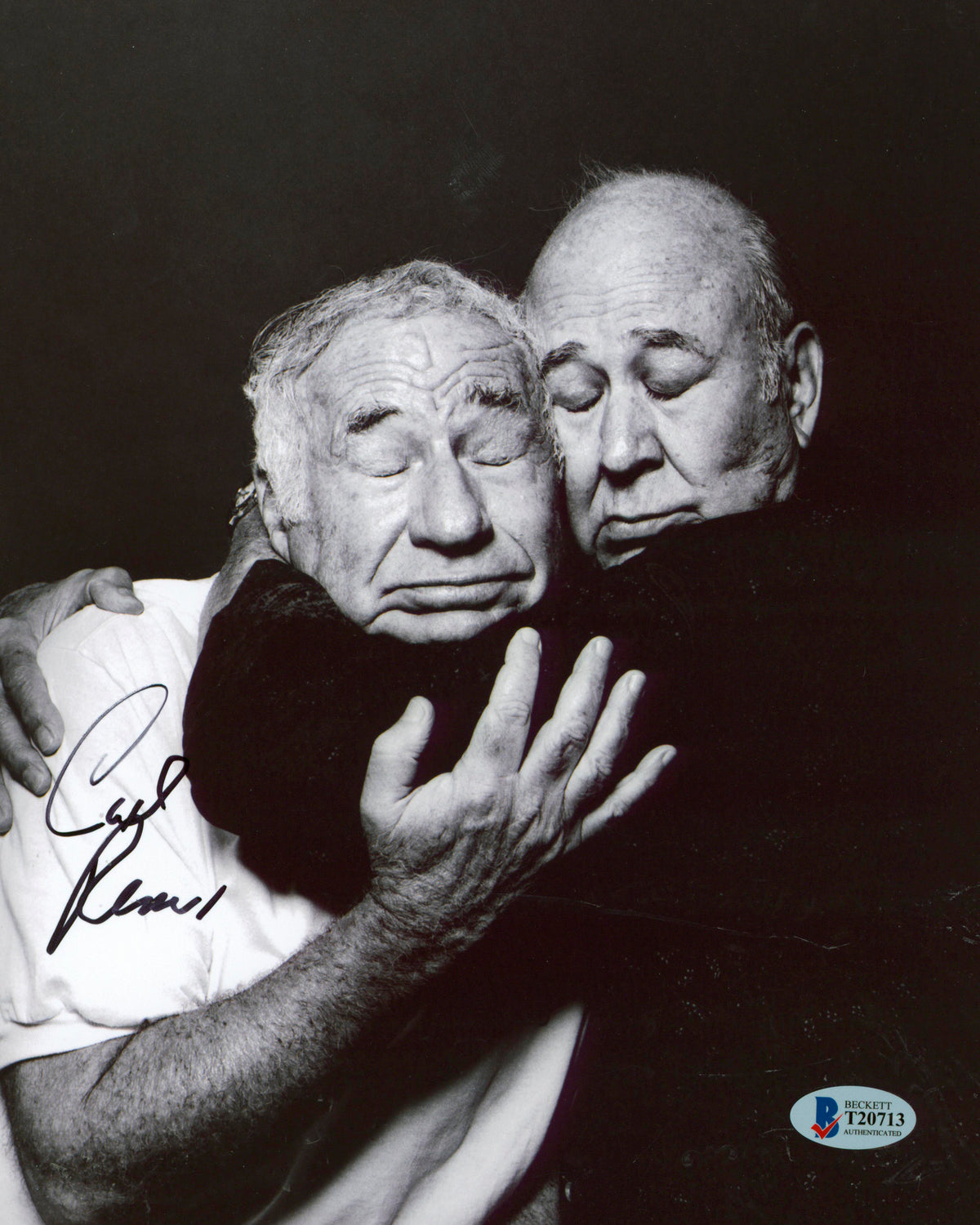 Carl Reiner Ocean's 11 Authentic Signed 8x10 Photo Autographed BAS #T20713