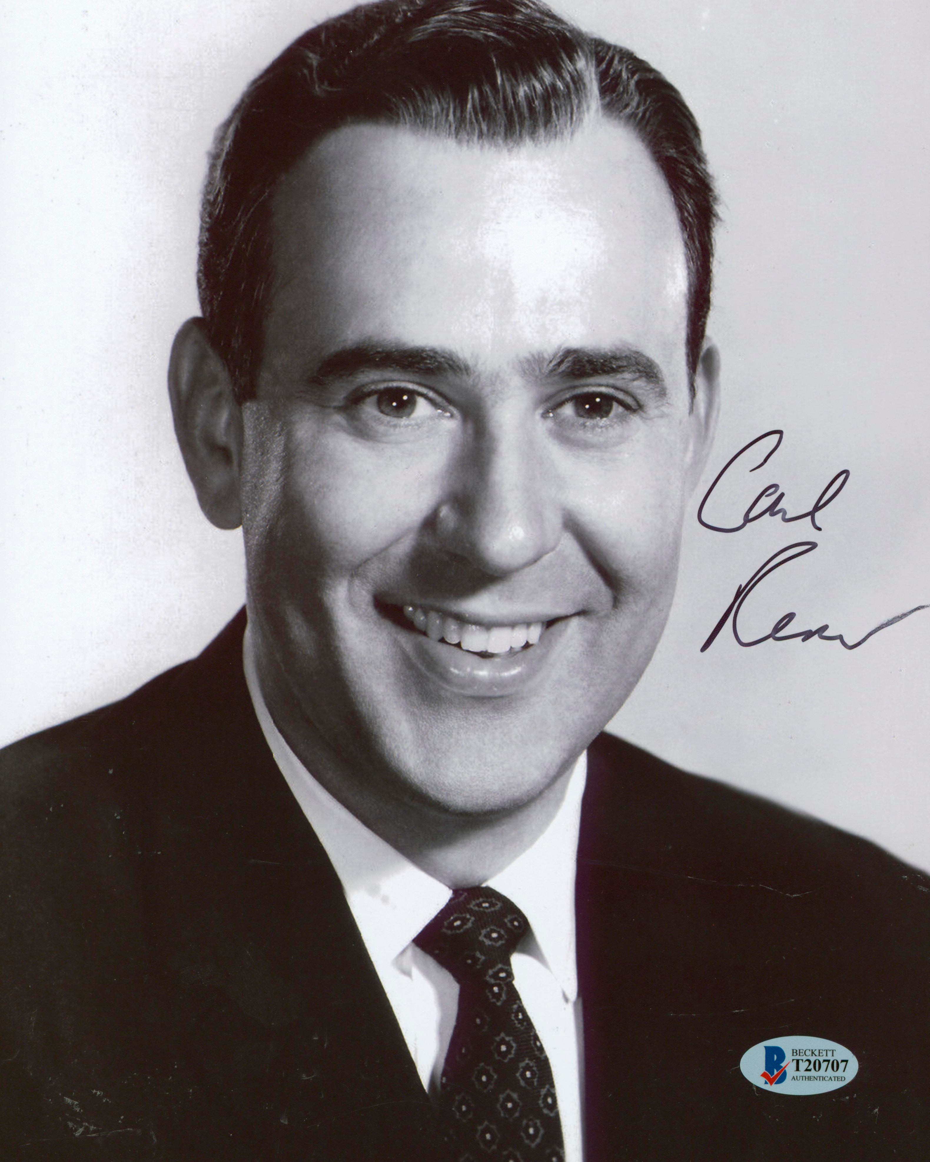 Carl Reiner The Dick Van Dyke Show Authentic Signed 8x10 Photo BAS #T20707