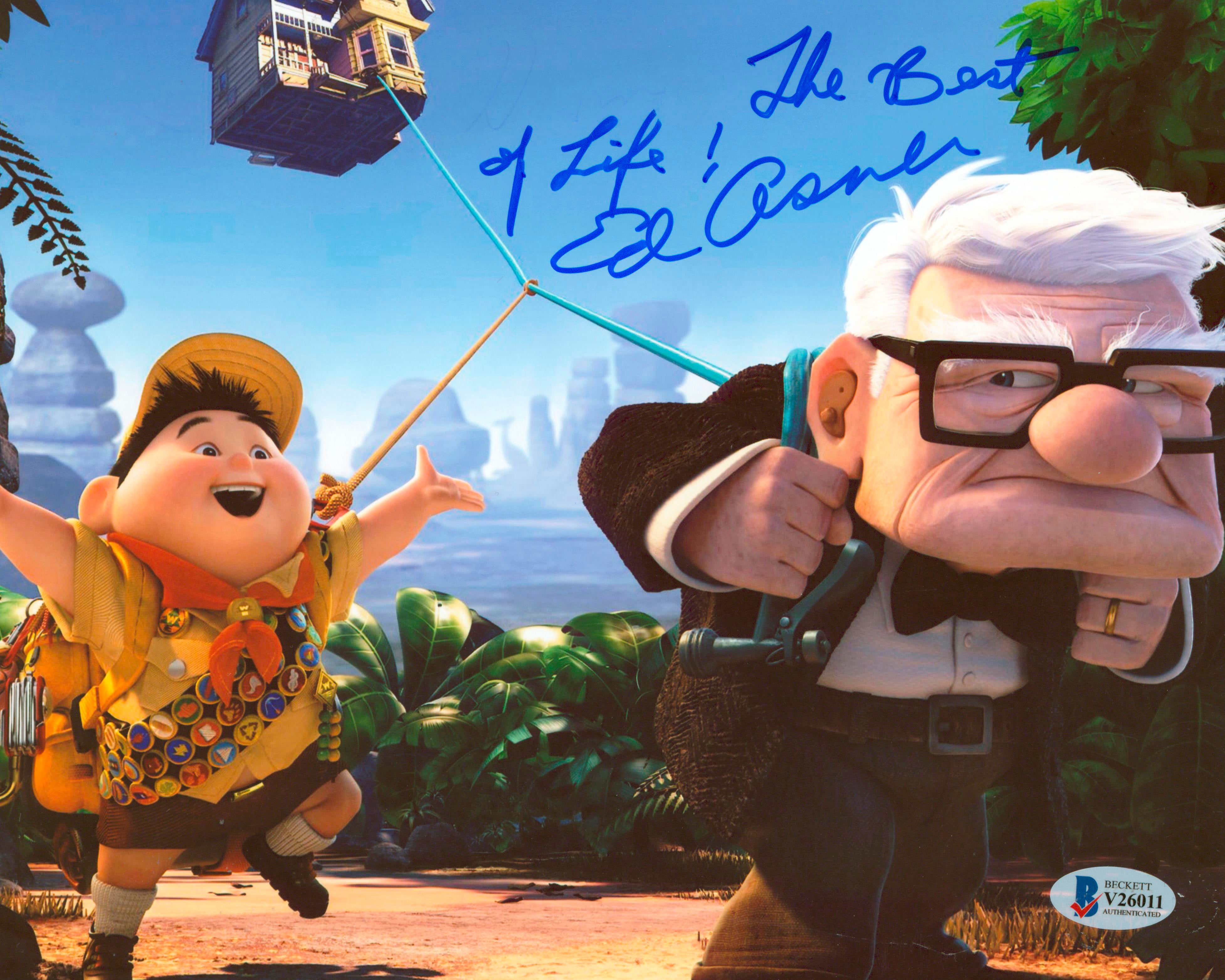 Ed Asner Up "The Best of Life!" Authentic Signed 8x10 Photo BAS #V26011