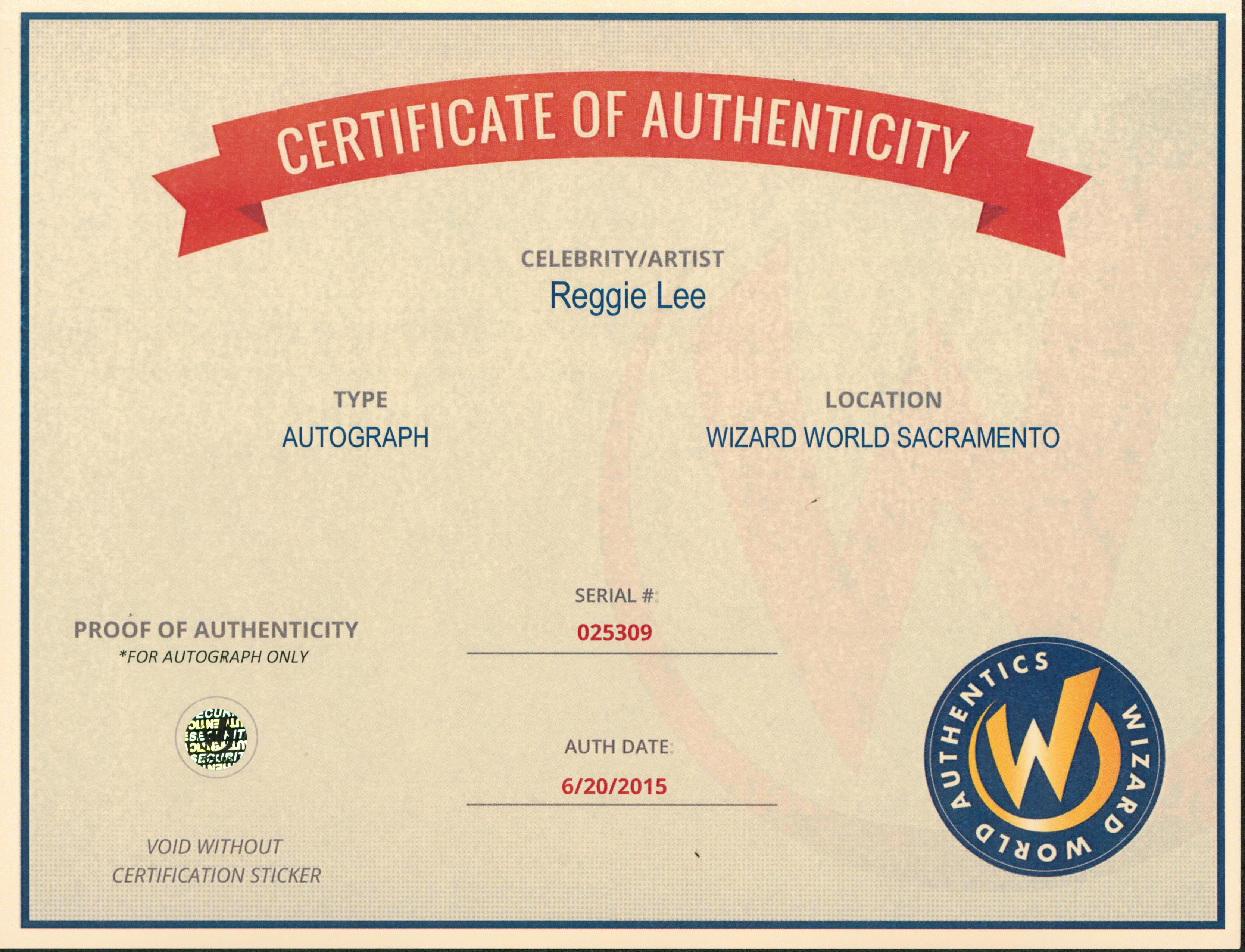 Reggie Lee Prison Break Authentic Signed 8x10 Photo Autographed Wizard World