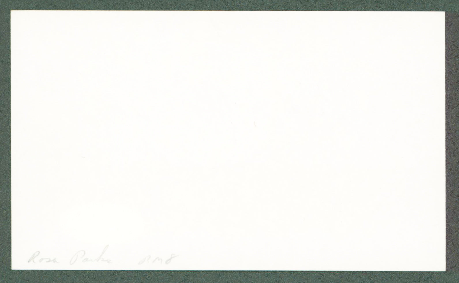 Rosa Parks Civil Rights Authentic Signed 3x5 Index Card Autographed JSA #E32574