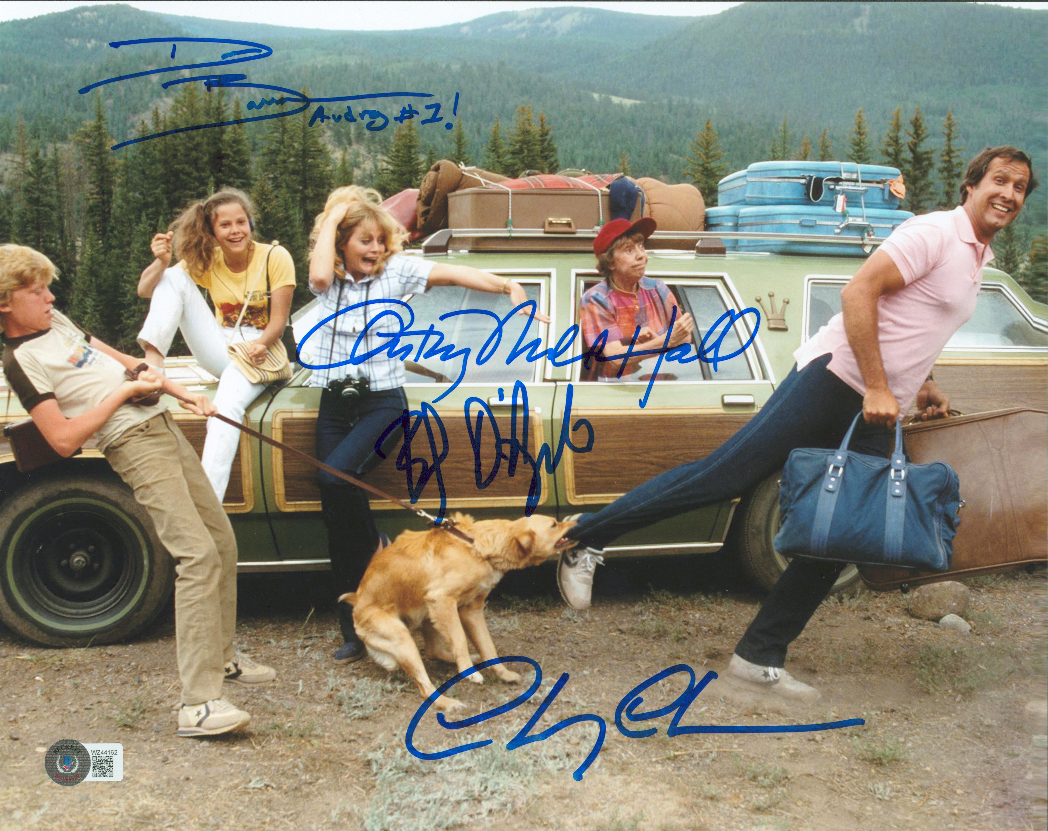 Vacation (4) Chase, D'Angelo, Hall & Barron Signed 11x14 Photo BAS Witnessed 9