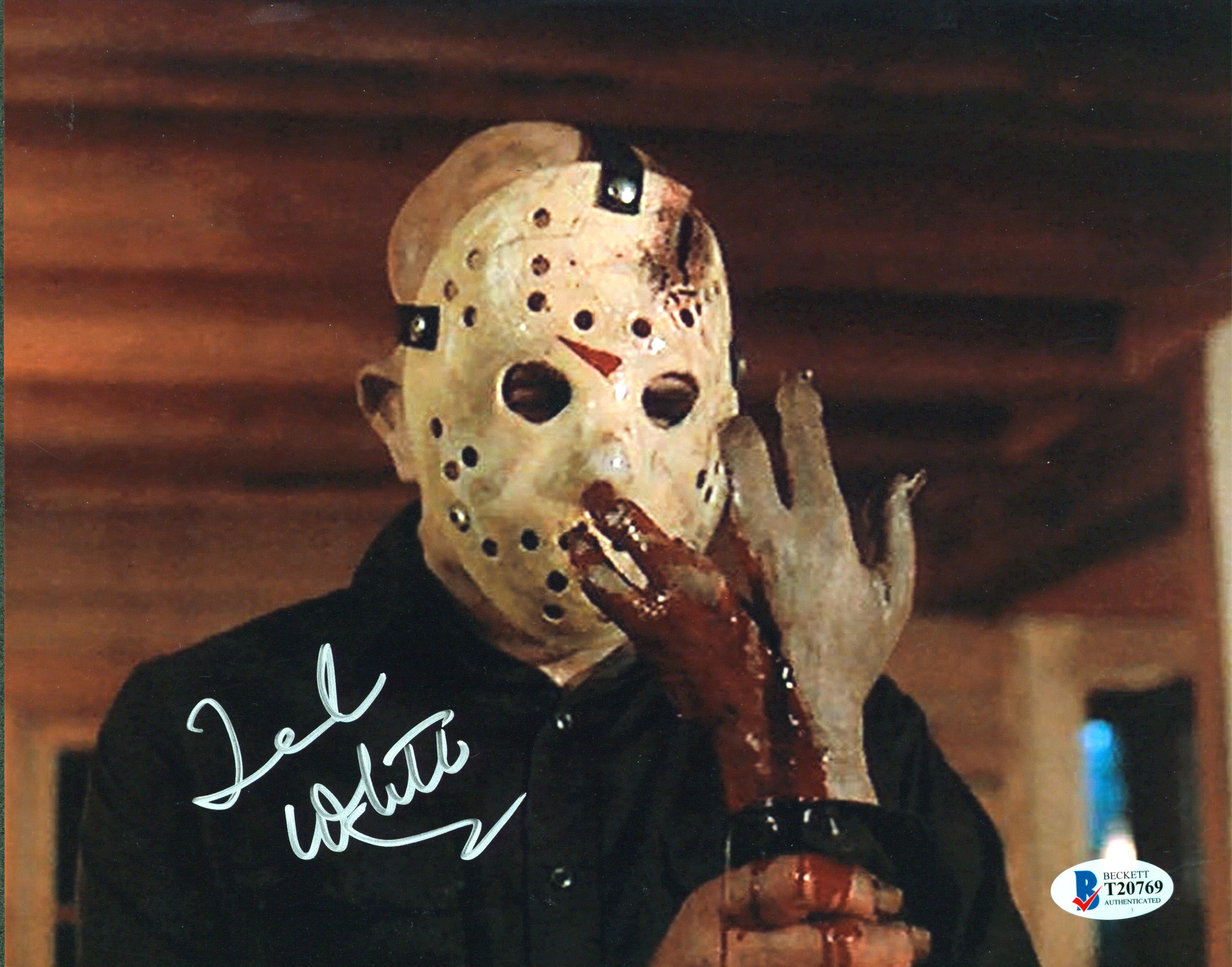 Ted White Friday The 13th Authentic Signed 8x10 Photo Autographed BAS #T20769