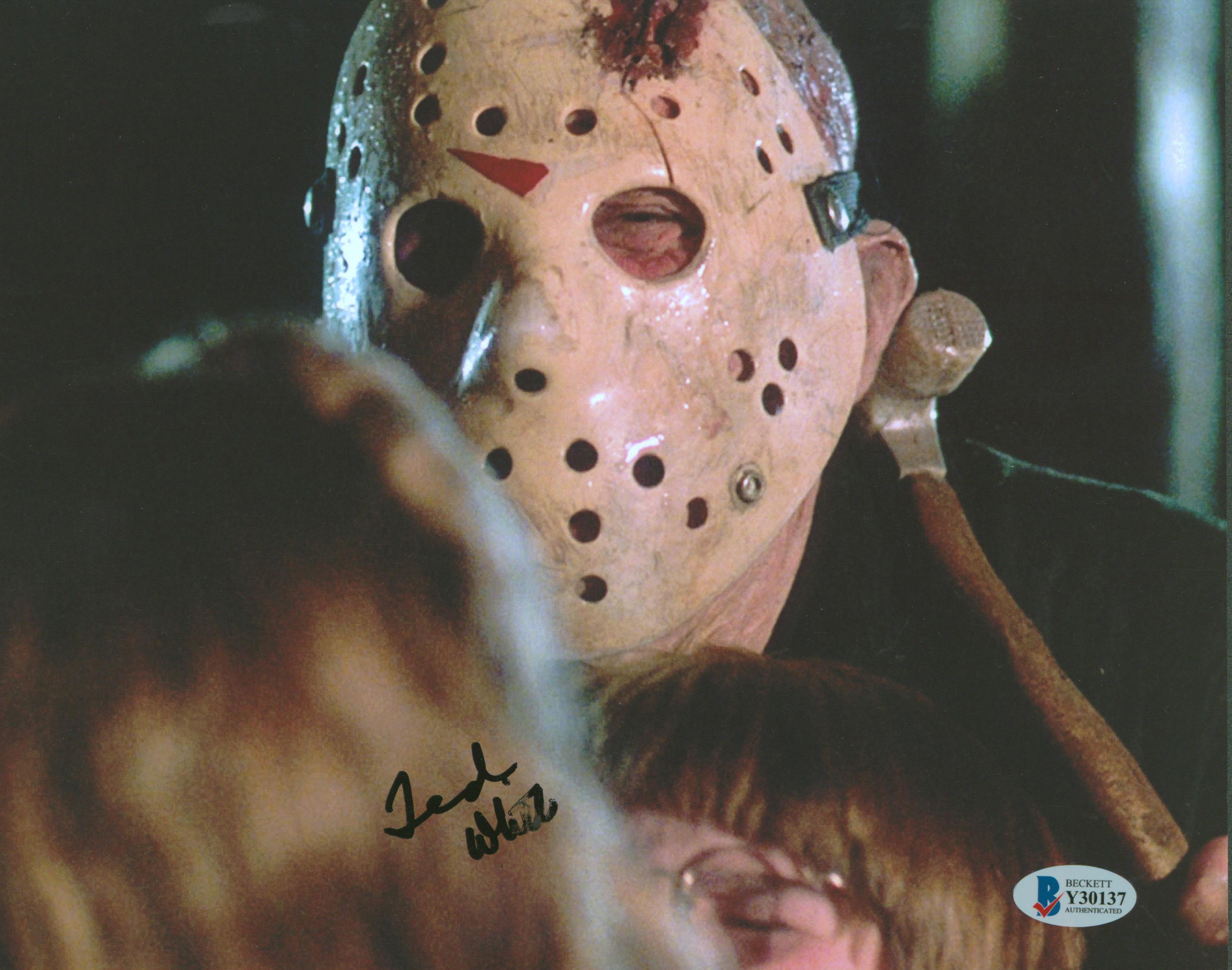 Ted White Friday The 13th Authentic Signed 8x10 Photo Autographed BAS #Y30137