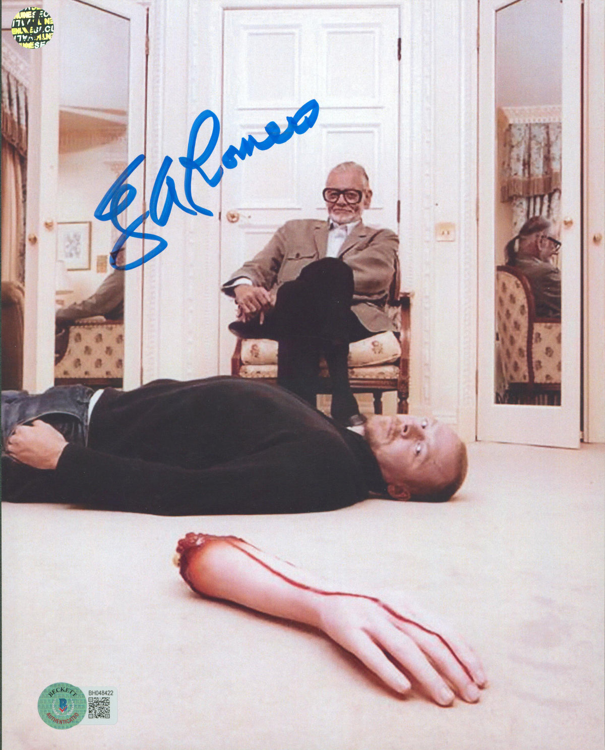 George A. Romero Night Of The Living Dead Signed 8x10 Photo BAS #BH048422