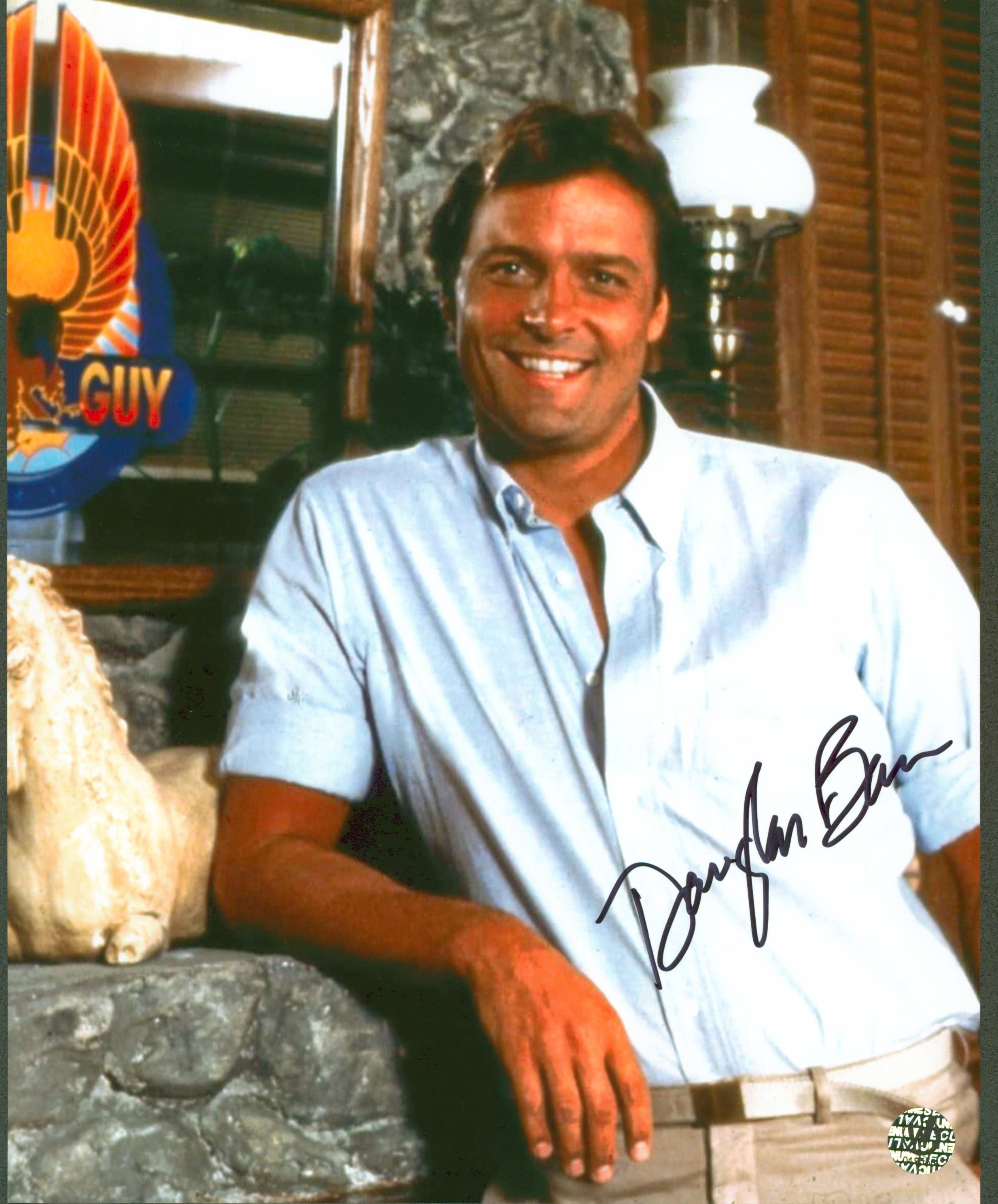 Doug Barr The Fall Guy Authentic Signed 8x10 Photo Autographed Wizard World 4