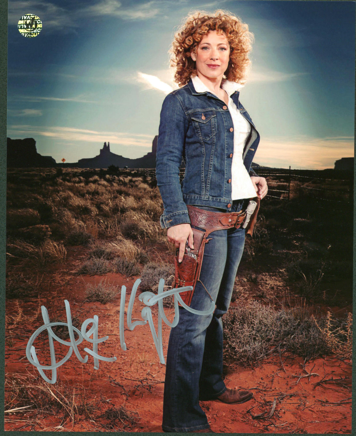 Alex Kingston Doctor Who Authentic Signed 8x10 Photo Wizard World #024459