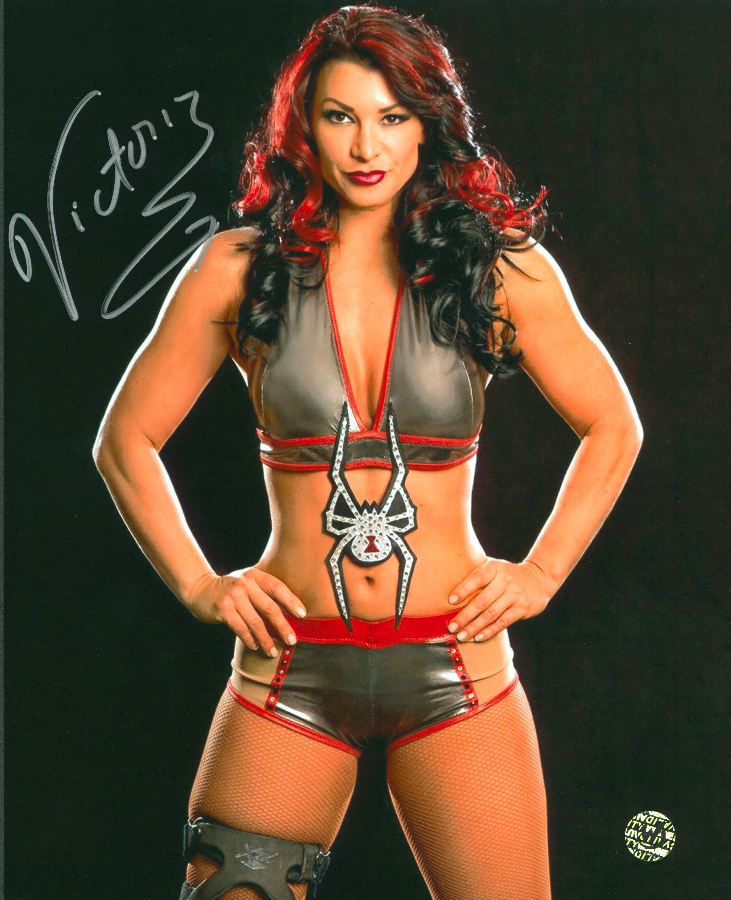 Lisa Marie Varon WWE Diva Victoria Authentic Signed 8x10 Photo Wizard World