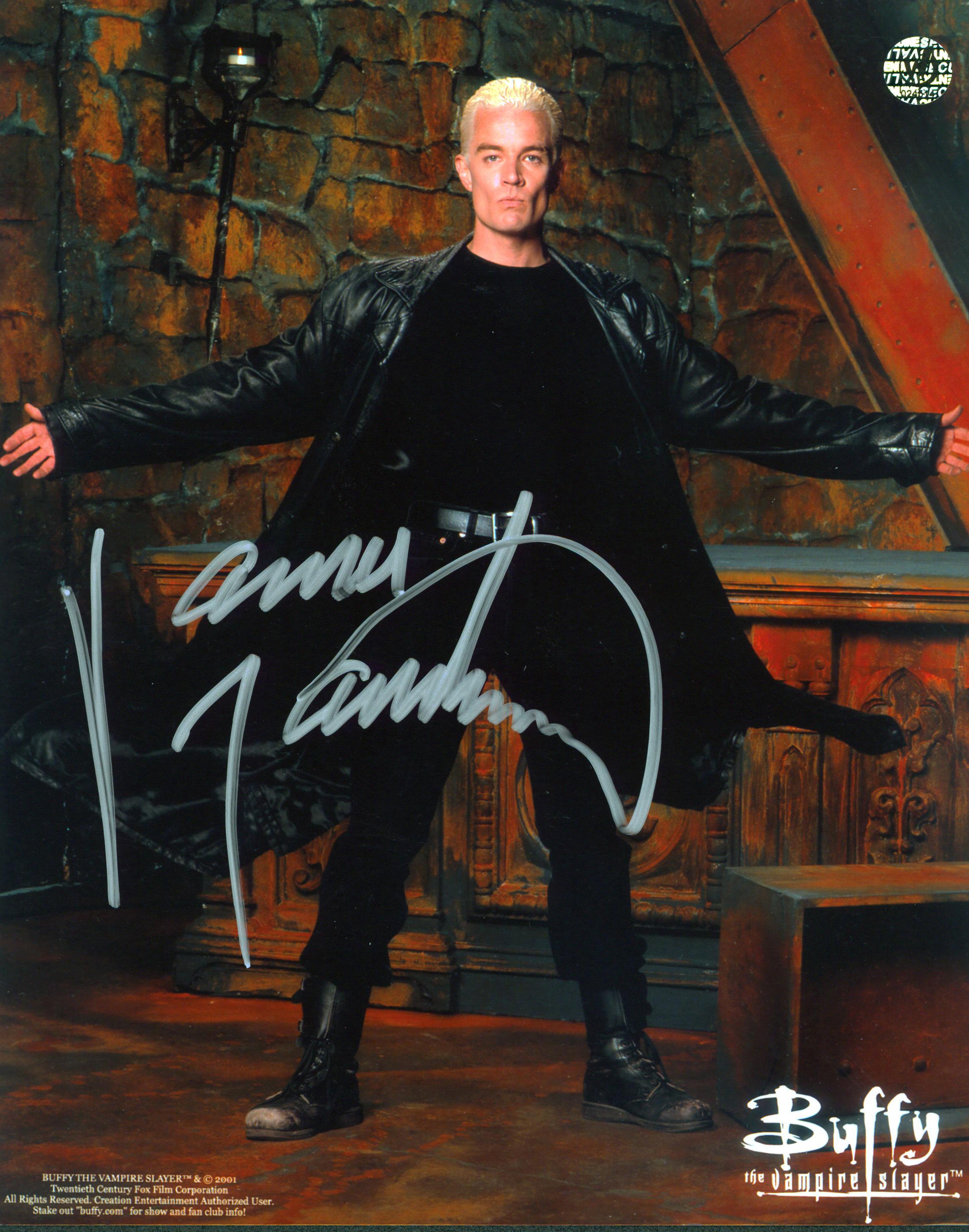 James Marsters Buffy the Vampire Slayer Signed 8x10 Photo Wizard World #24514