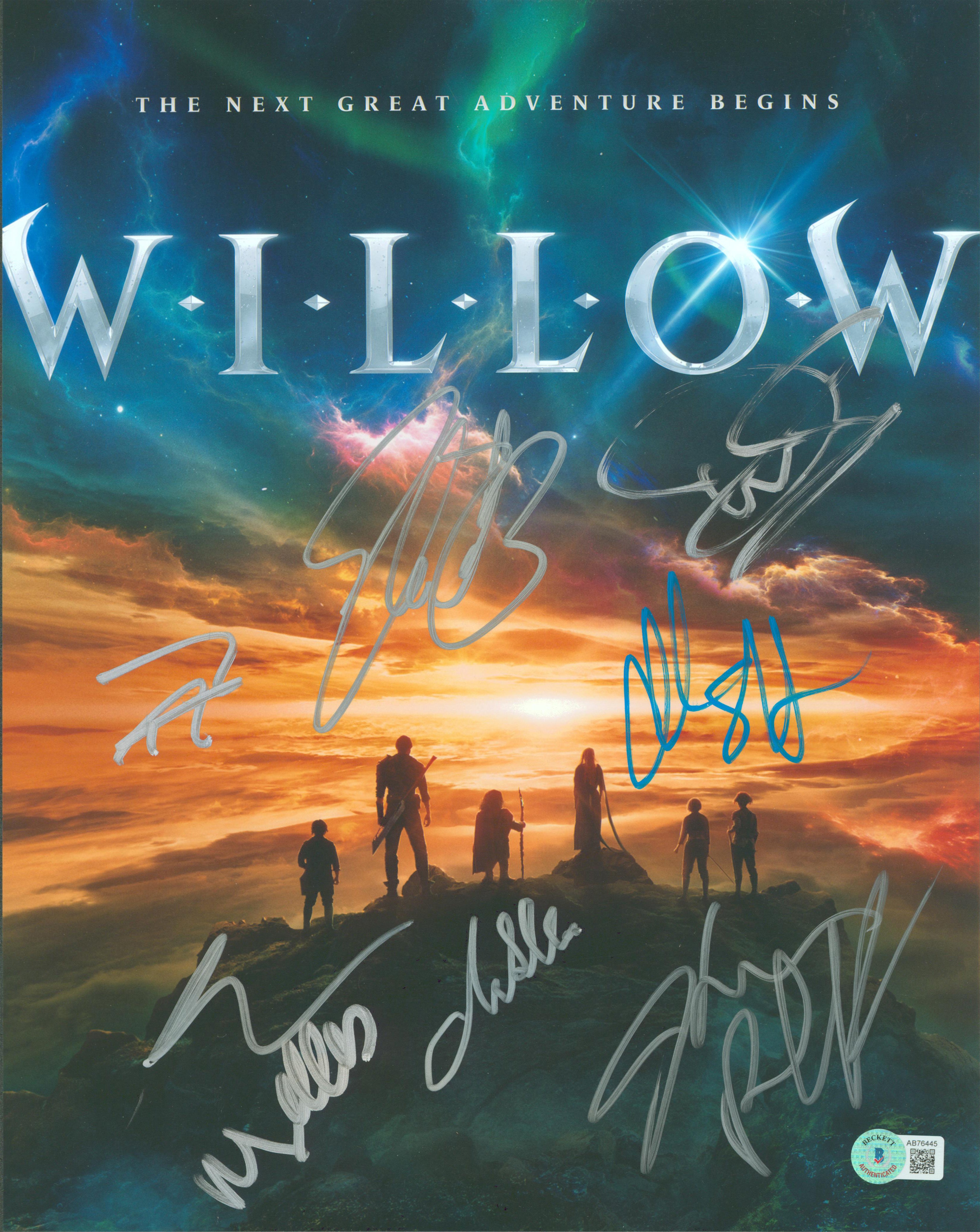 Willow (8) Davis, Bamber, Revelori +5 Authentic Signed 11x14 Photo BAS #AB76445