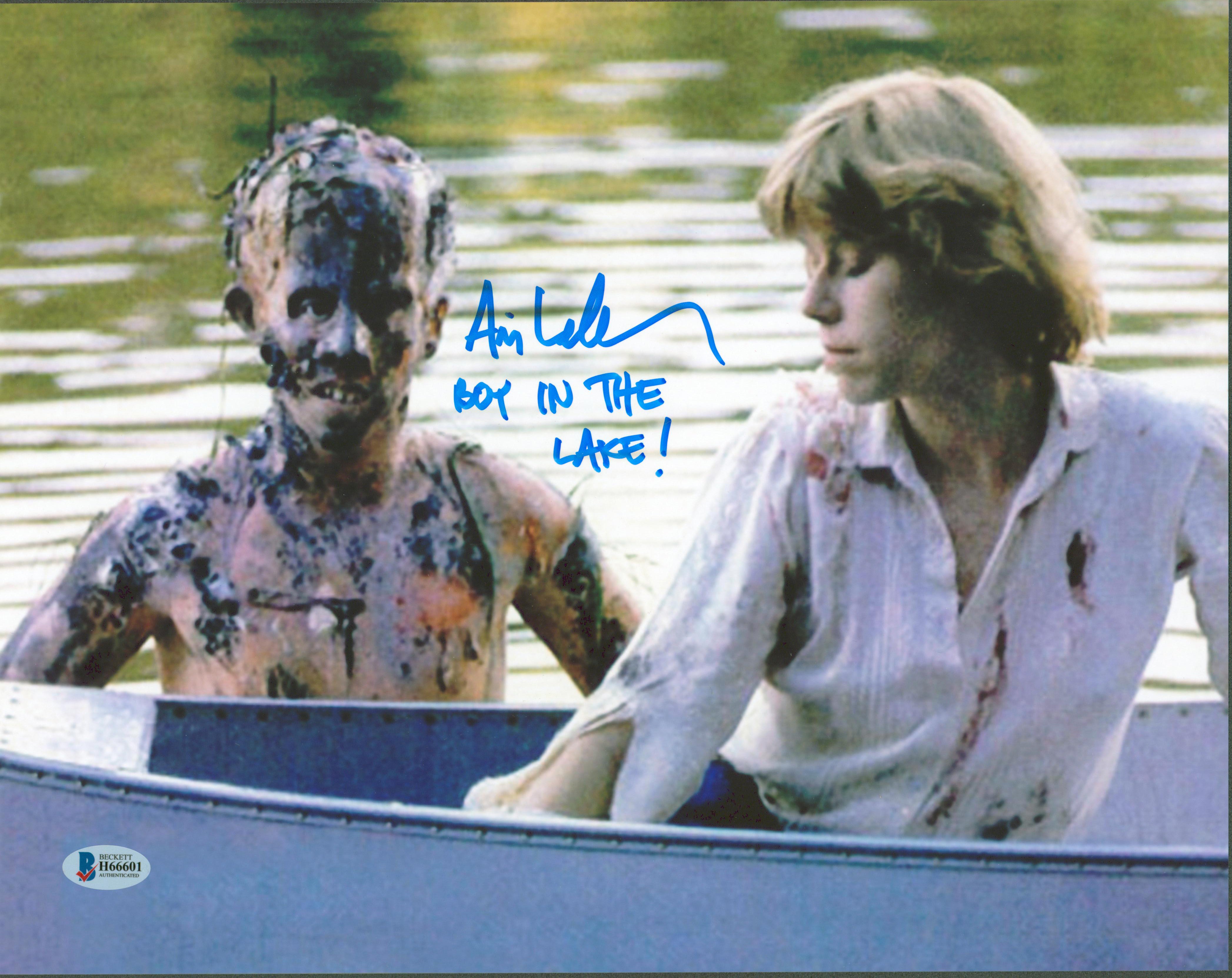 Ari Lehman Friday The 13th "Boy In The Lake!" Signed 11x14 Photo BAS #H66601