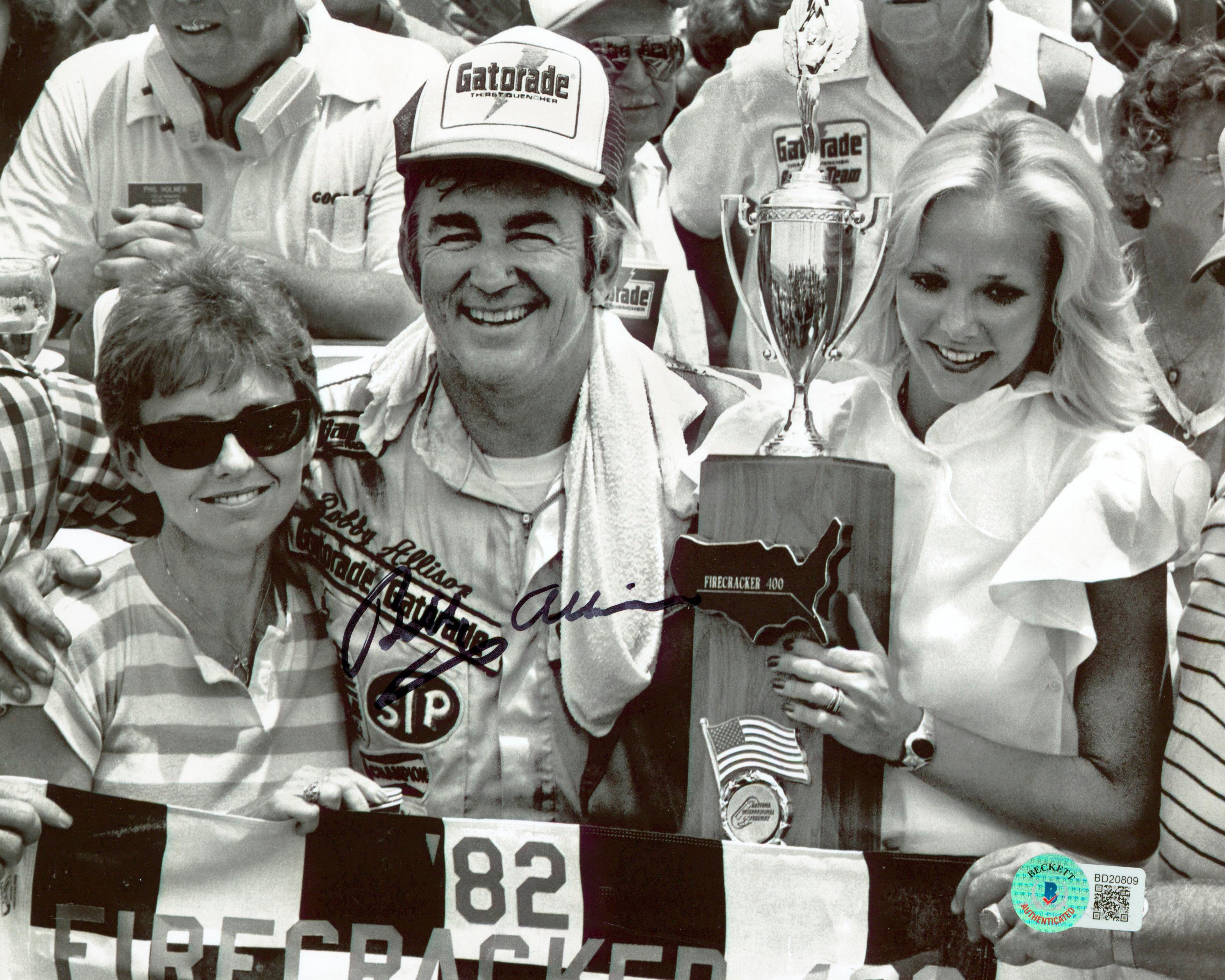 Bobby Allison NASCAR Authentic Signed 8x10 Photo Autographed BAS #BD20809