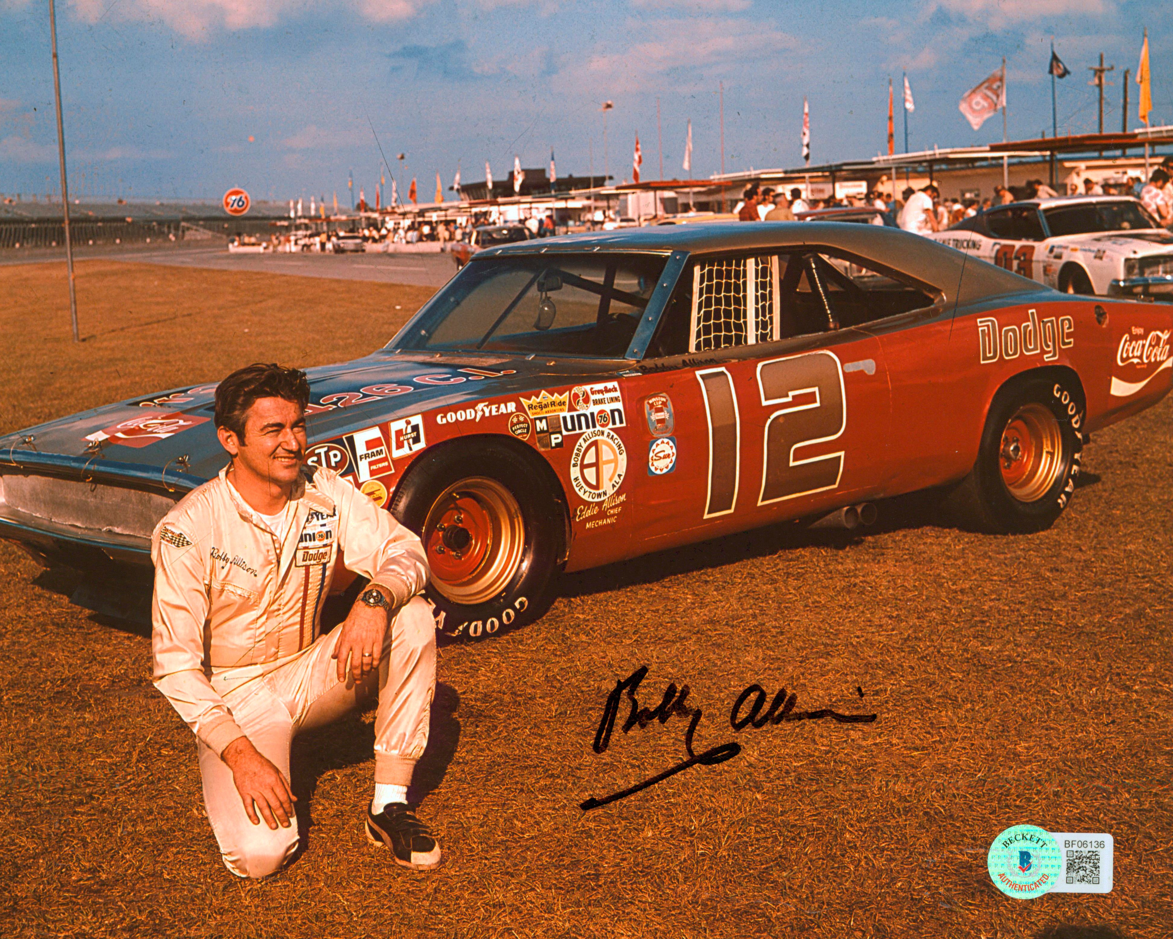 Bobby Allison NASCAR Authentic Signed 8x10 Photo Autographed BAS #BF06136