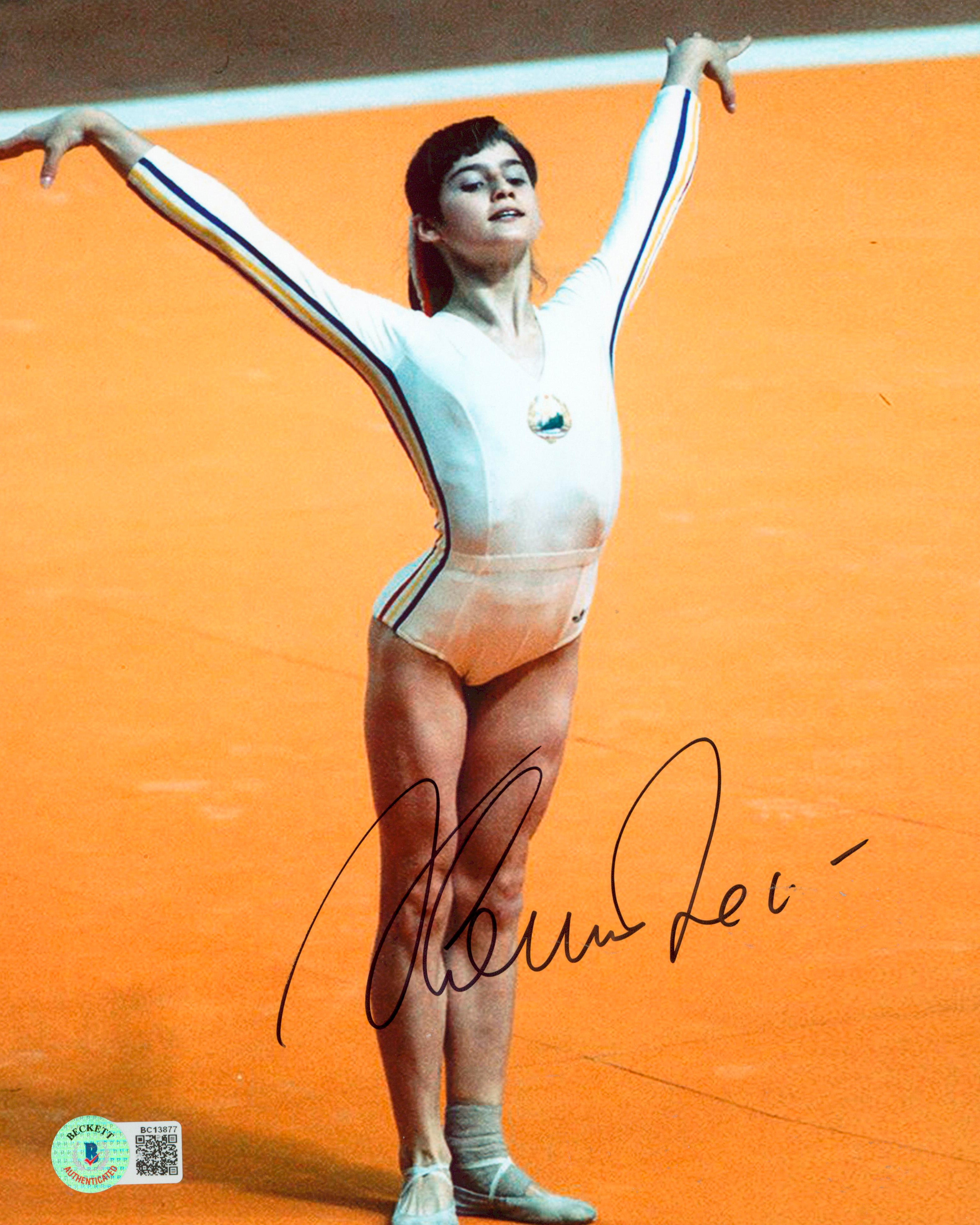Nadia Comaneci Authentic Signed 8x10 Photo Autographed BAS #BC13877