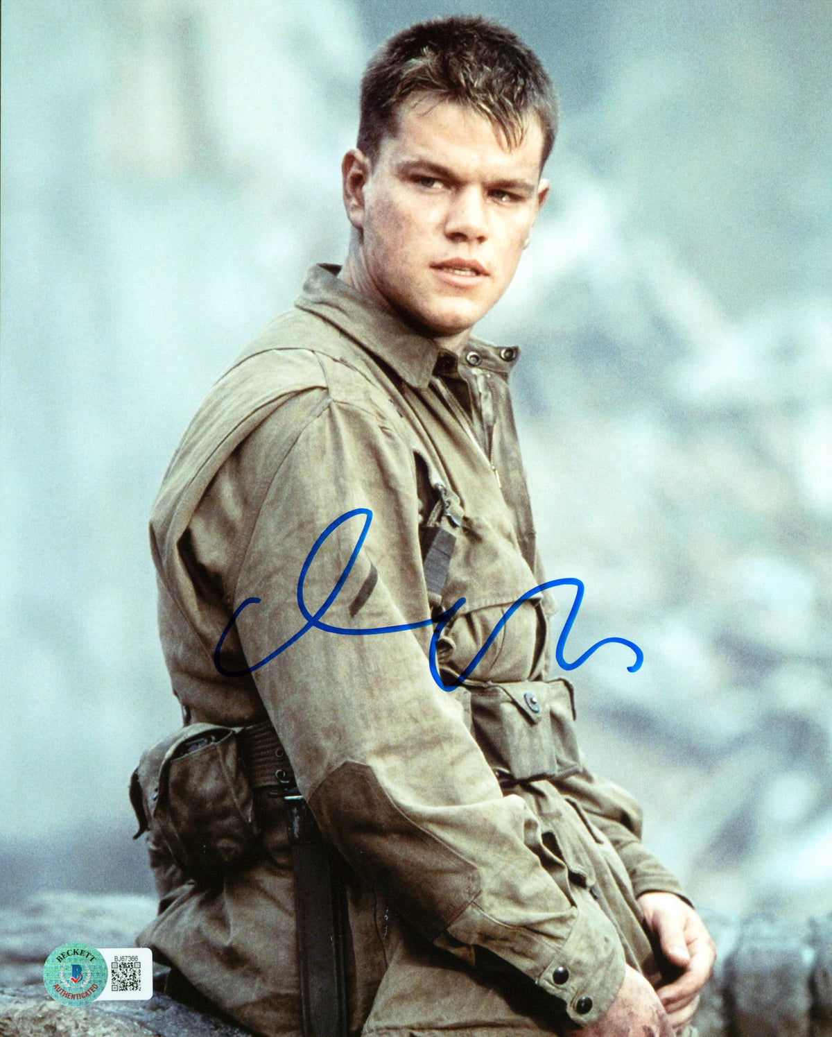 Matt Damon Saving Private Ryan Authentic Signed 8x10 Photo BAS #BJ67366