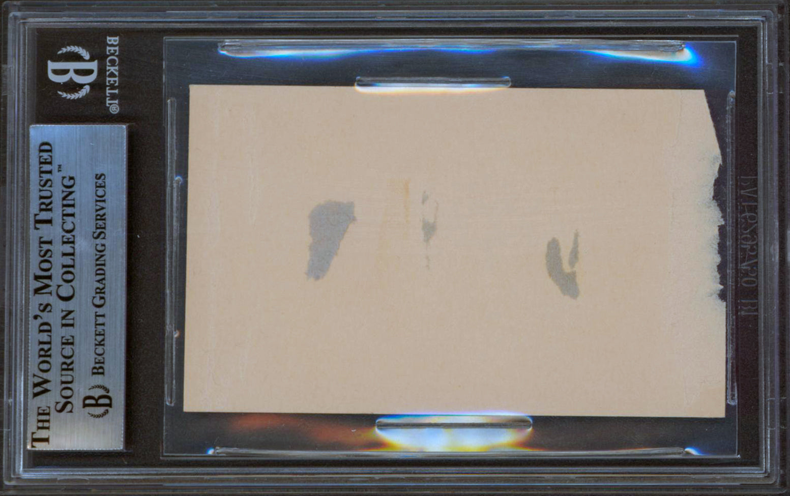 Winston Churchill Authentic Signed 2.1x3.5 Cut Signature Auto 10! BAS Slabbed