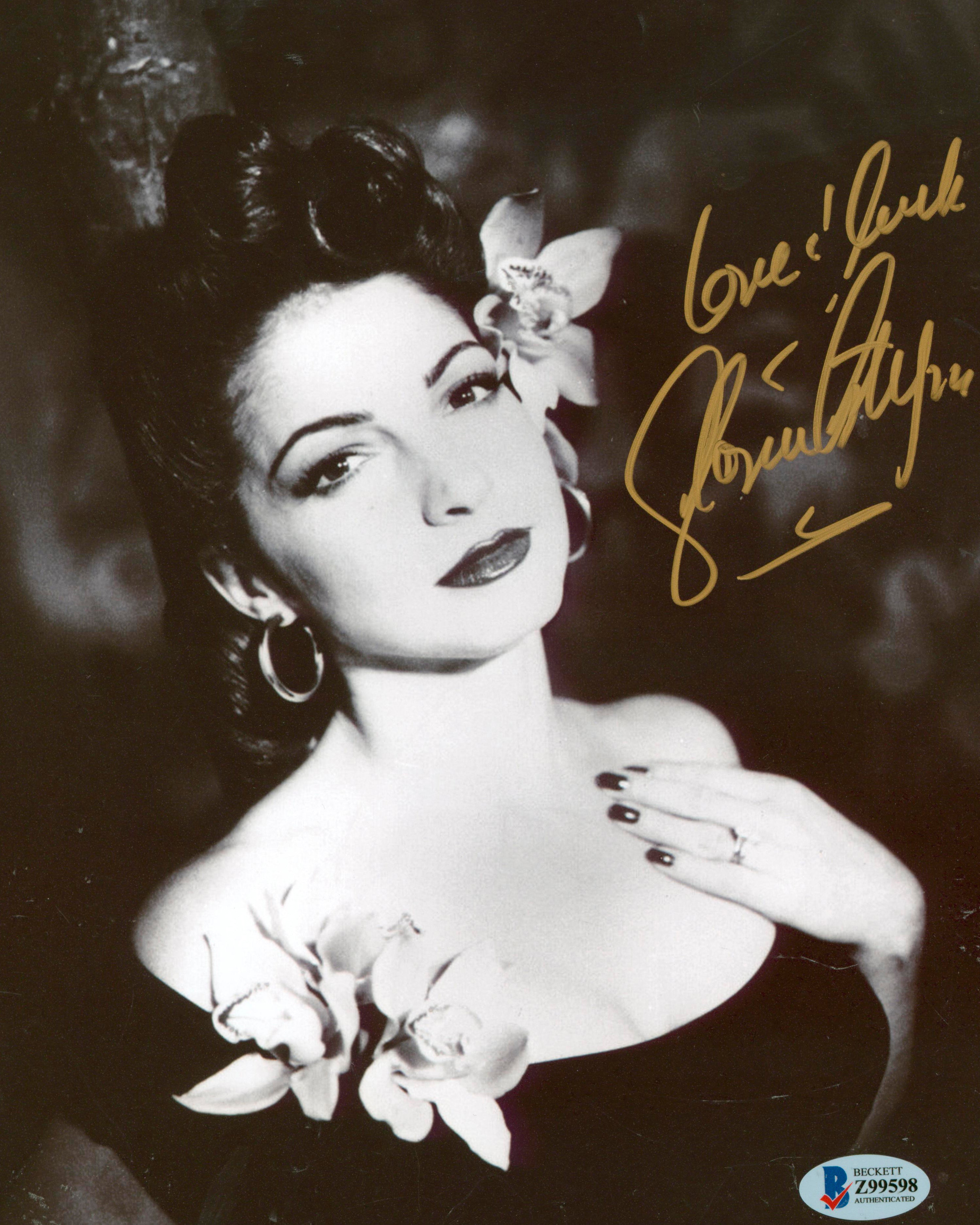 Gloria Estefan Miami Sound Machine "Love & Luck" Signed 8x10 Photo BAS #Z99598