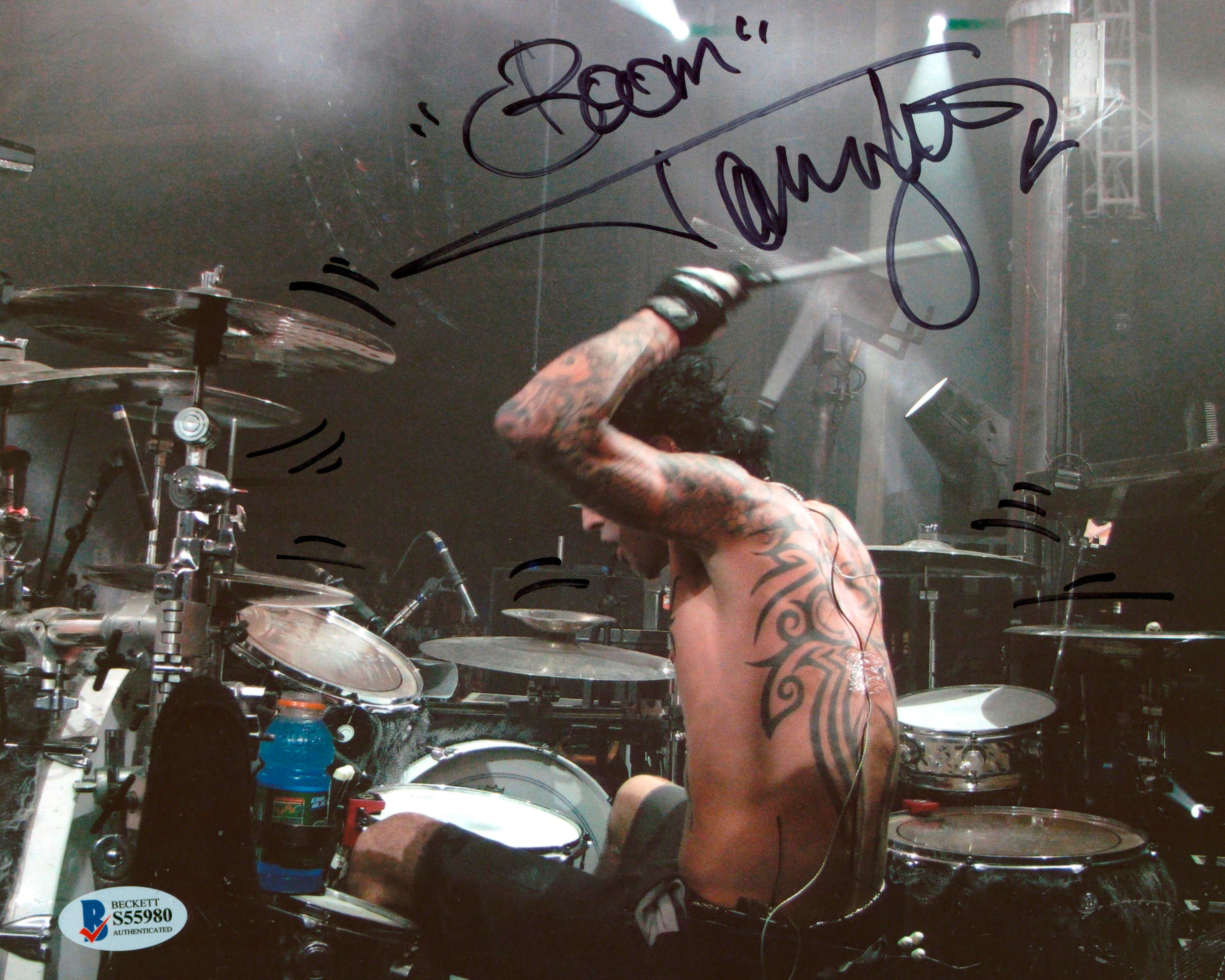 Tommy Lee Motley Crue "Boom" Authentic Signed 8x10 Photo Autographed BAS #S55980