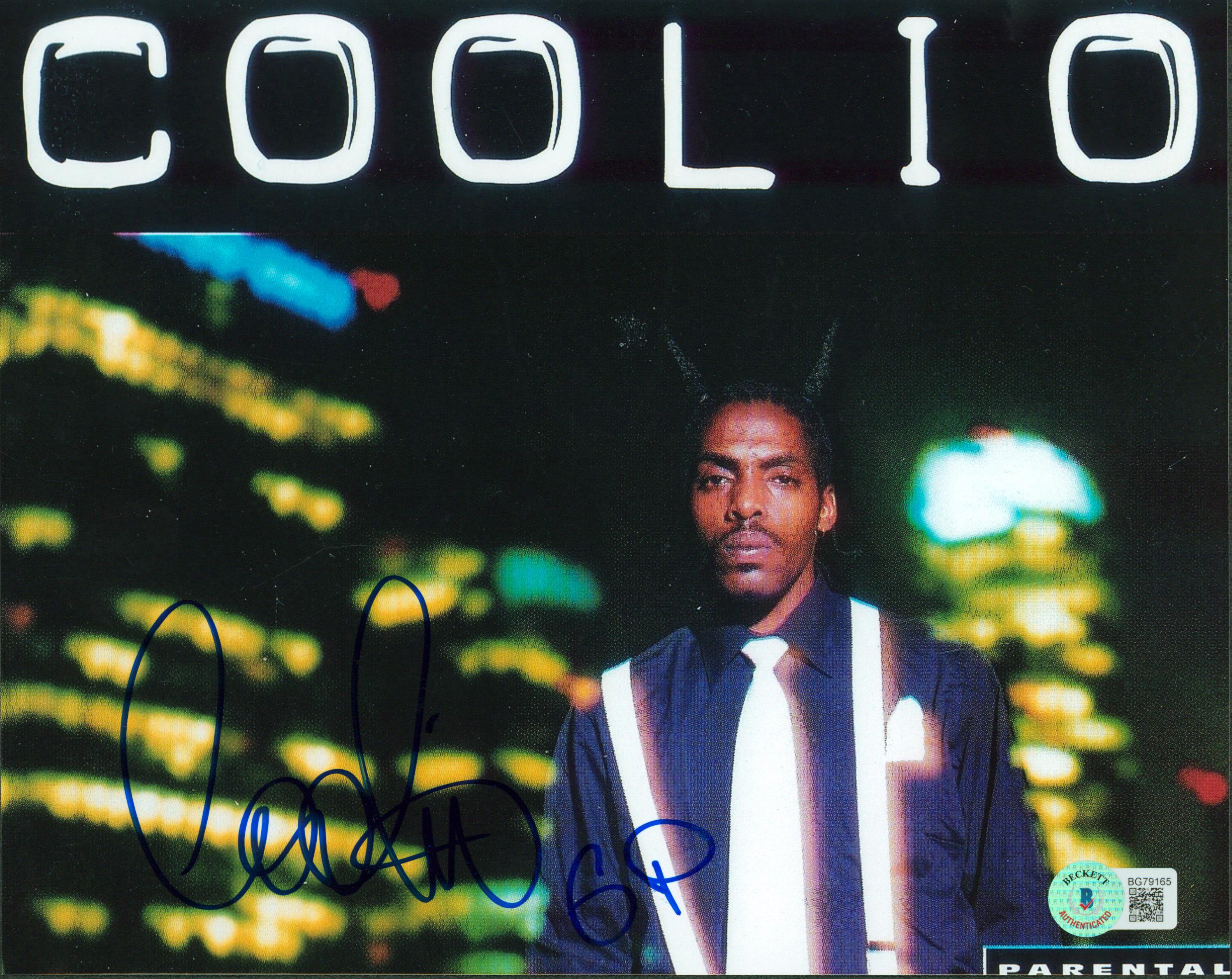 Coolio Authentic Signed 8x10 Photo Autographed BAS #BG79165