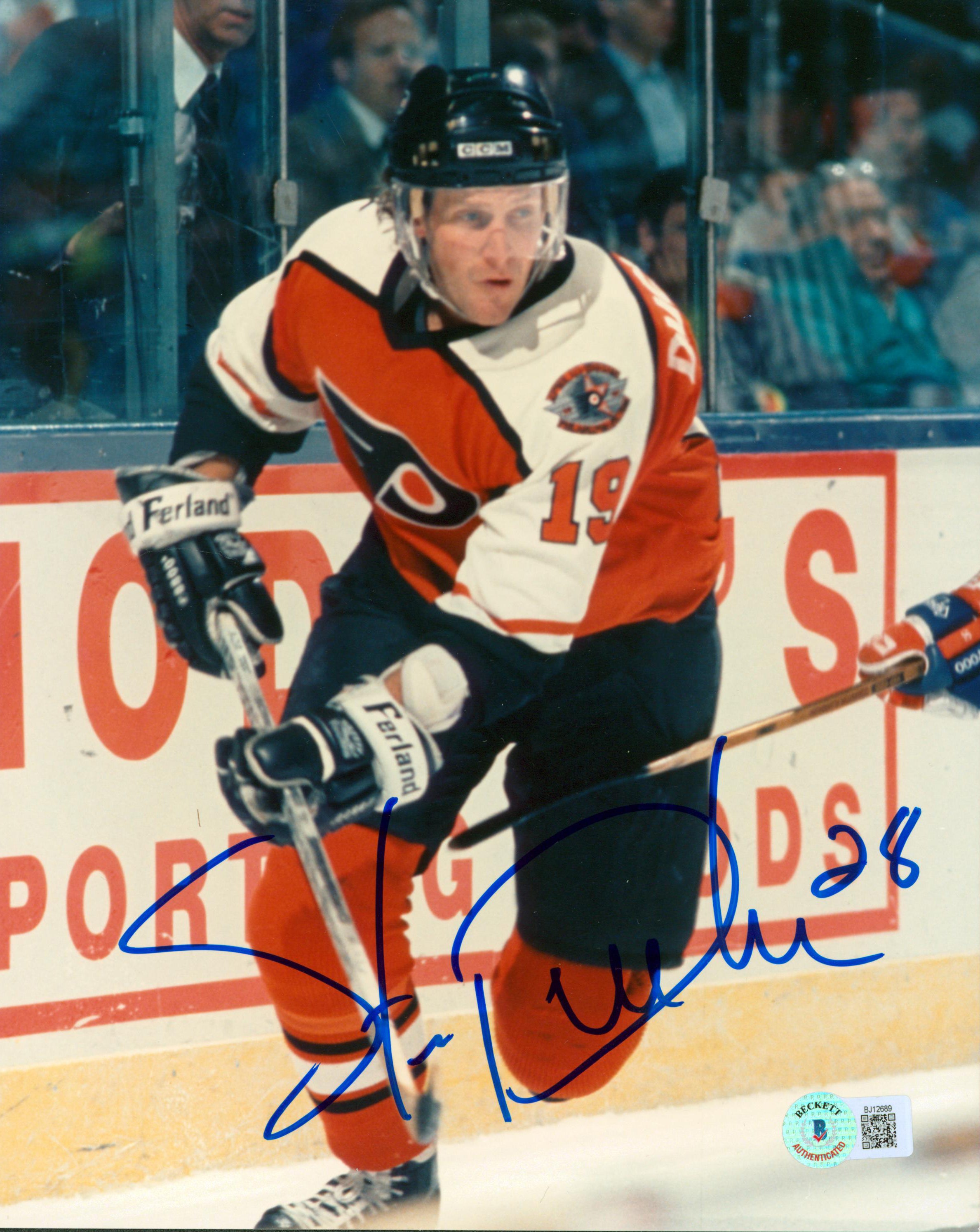 Flyers Steve Duchesne Authentic Signed 8x10 Vertical Photo Autographed BAS