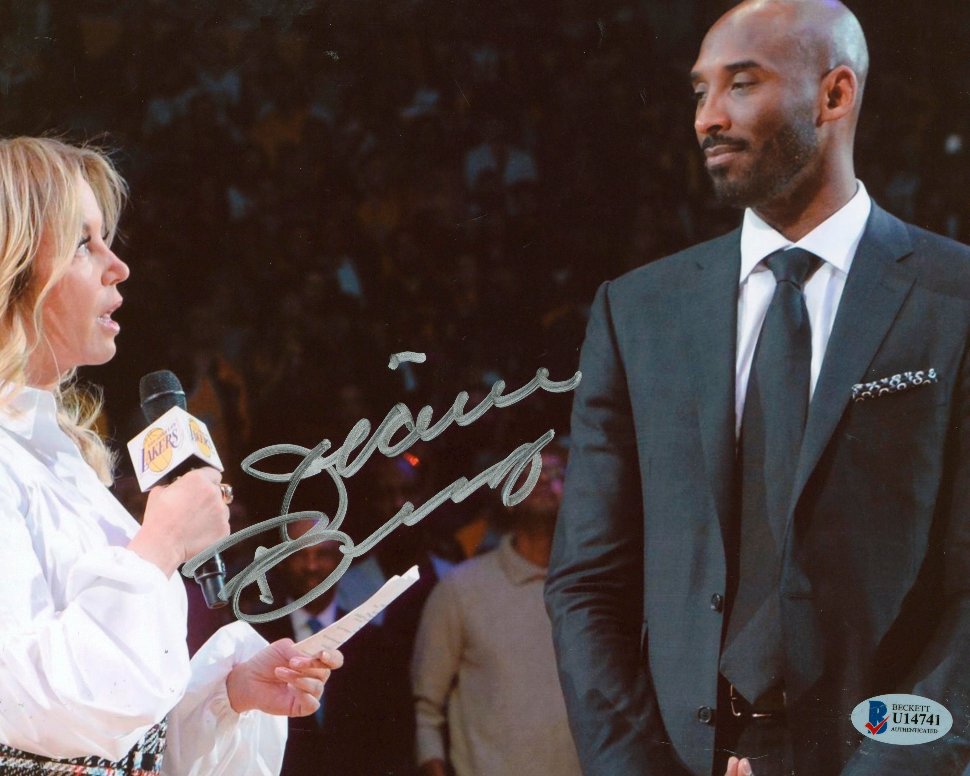 Lakers Jeanie Buss Authentic Signed 8x10 Photo Autographed BAS #U14741