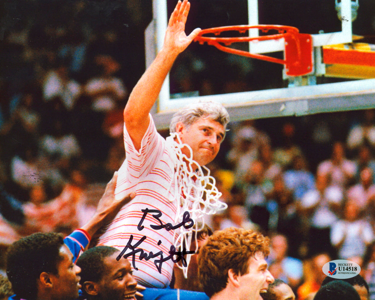 Indiana Bobby Knight  Authentic Signed 8x10 Photo Autographed BAS #U14518