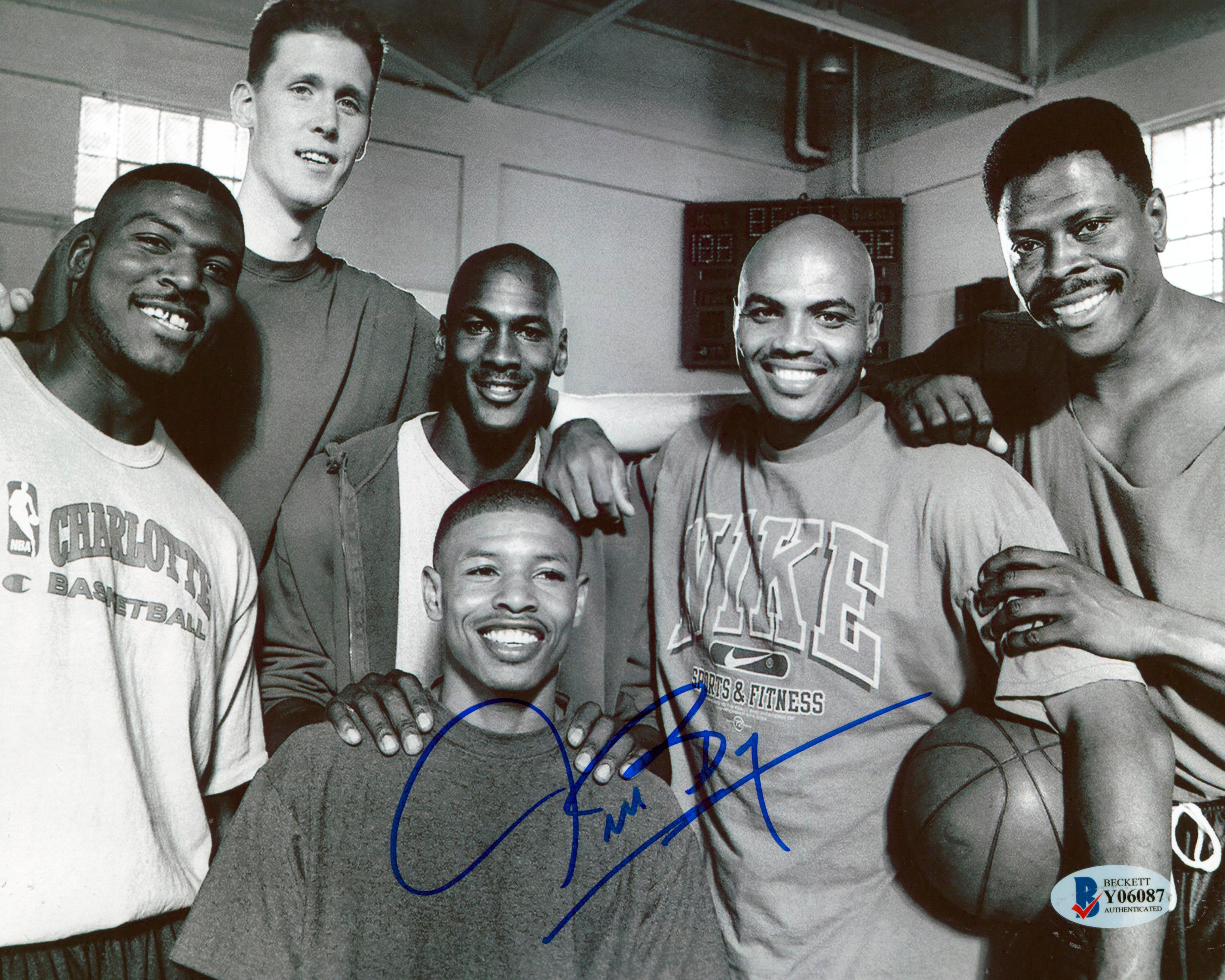 Muggsy Bogues Space Jam Authentic Signed 8x10 Photo Autographed BAS #Y06087