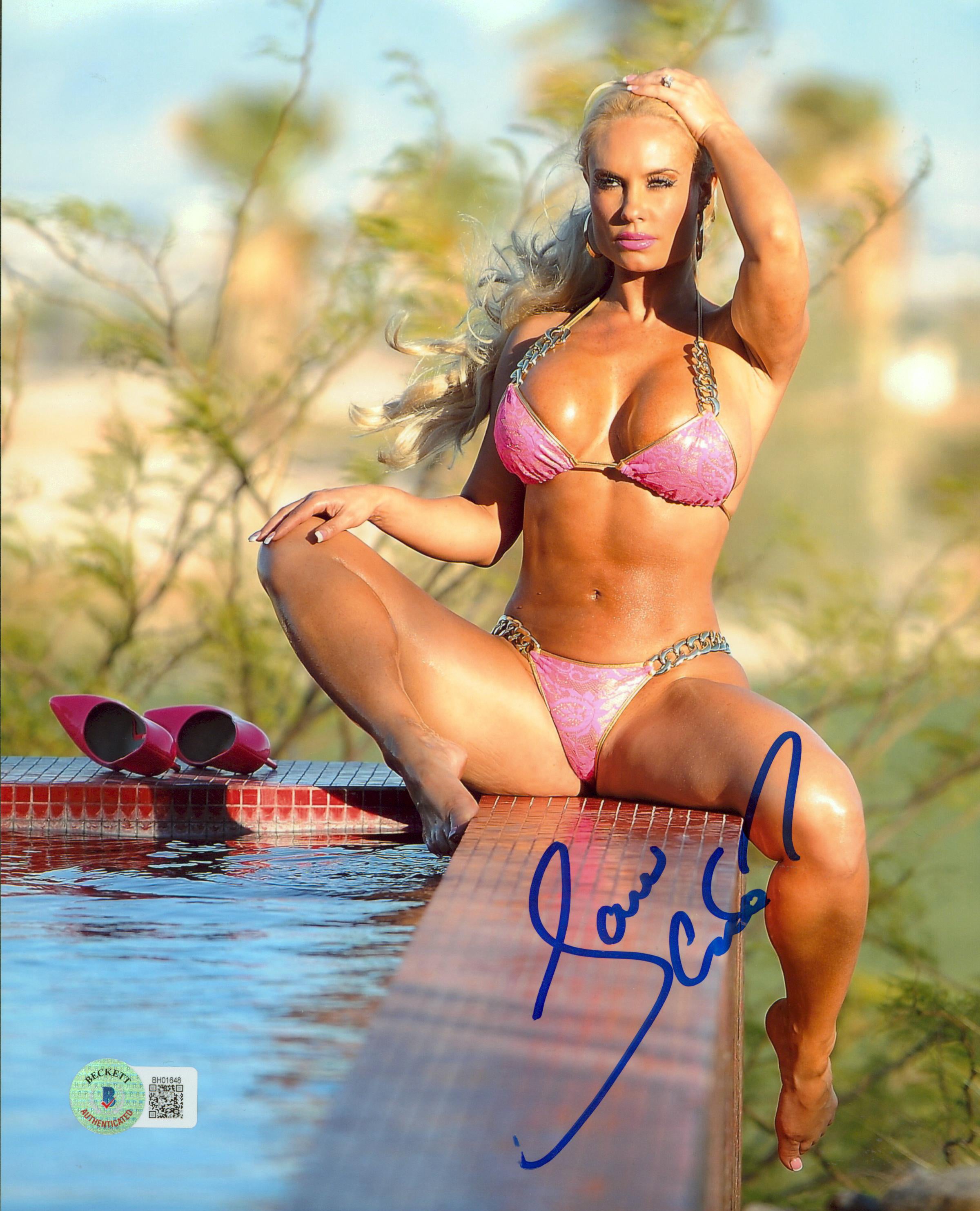 Coco Austin Ice Loves Coco "Love" Authentic Signed 8x10 Sexy Photo BAS #BH01648