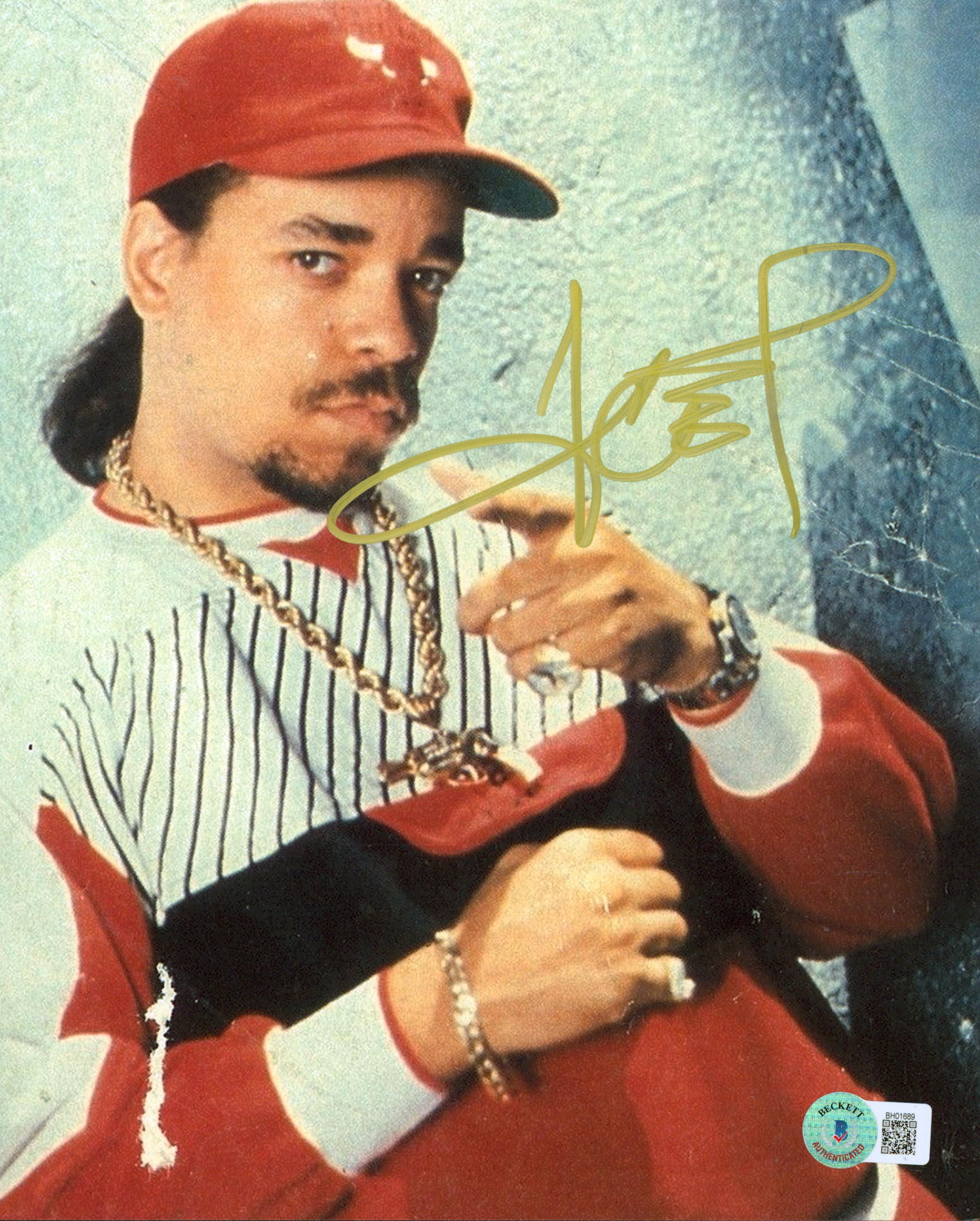 Ice-T Body Count Authentic Signed 8x10 Photo Autographed BAS #BH01689