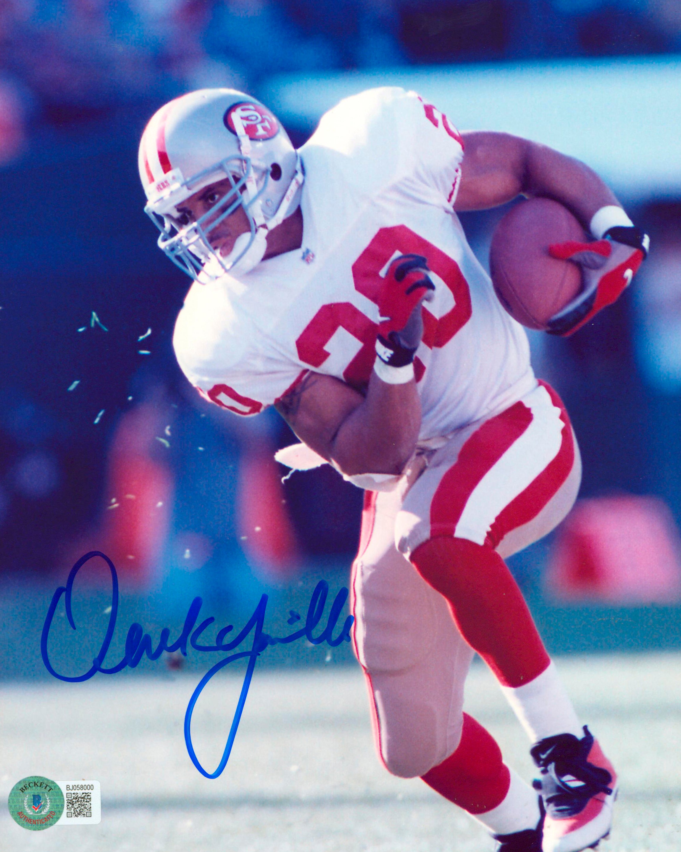 49ers Derek Loville Authentic Signed 8x10 Photo Autographed BAS 2