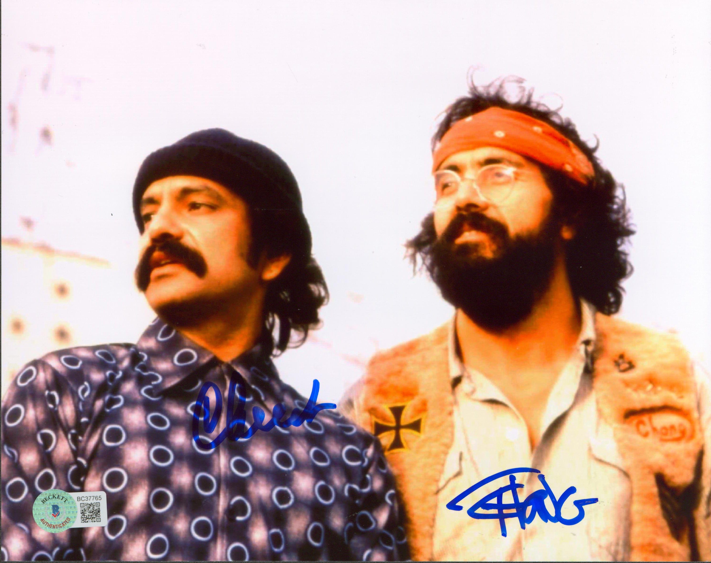 Cheech Marin & Tommy Chong Up in Smoke Authentic Signed 8x10 Photo BAS #BC37765
